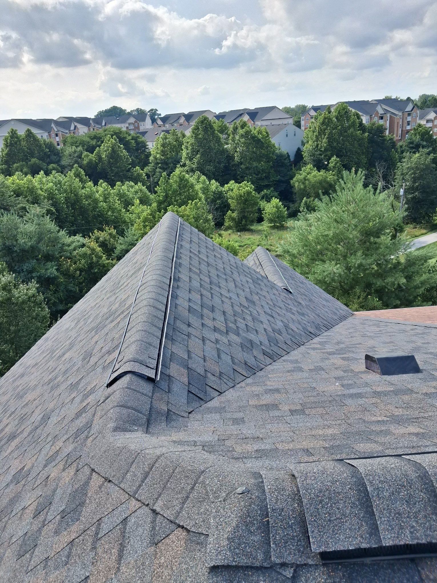 Owens Corning Architectural Shingle Roof Replacement in Ellicott City by Frederick Roof Repair