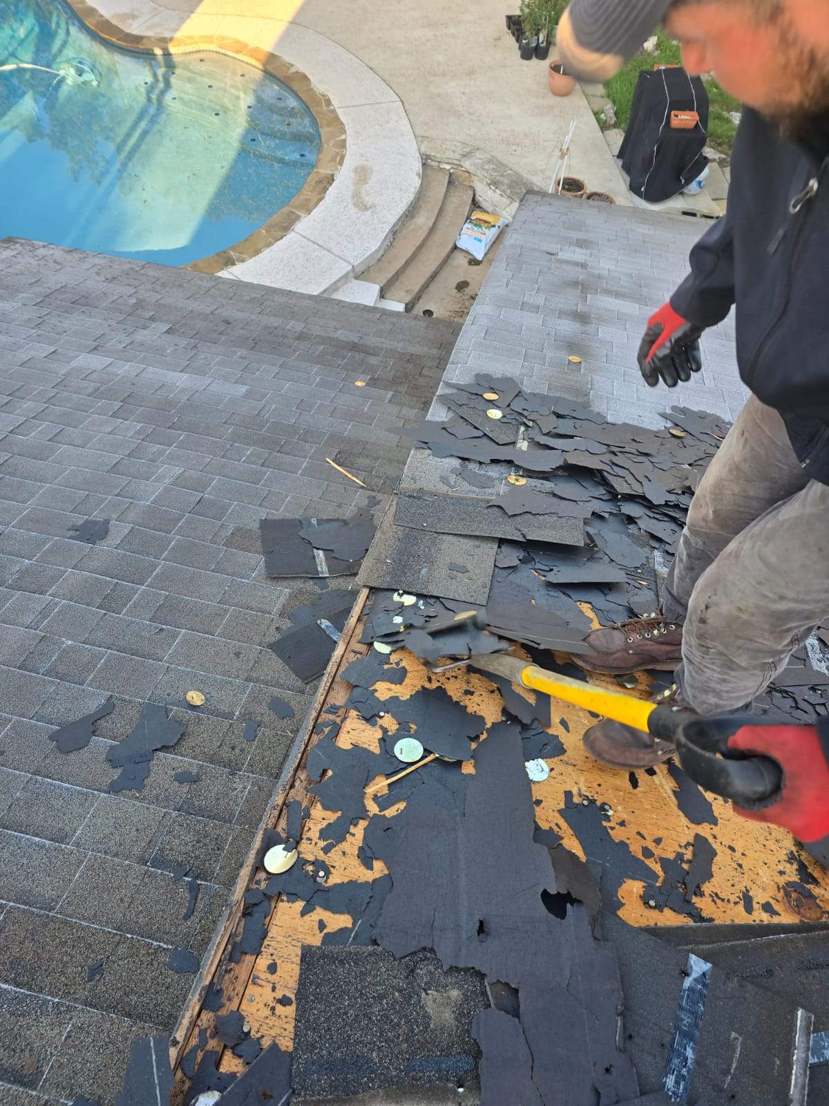 Leander Hail Damage Restoration and Architectural Shingle Roof Replacement by Caliber Restoration LLC