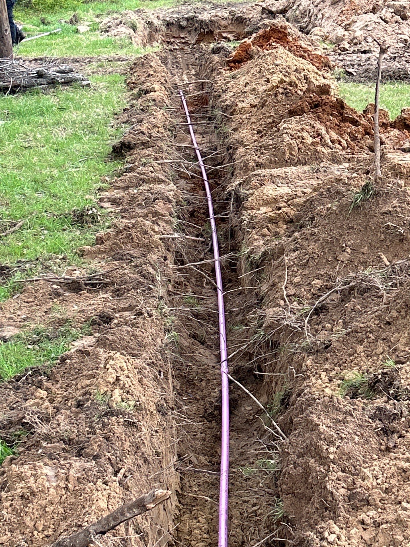 Septic Install Project in Eustace by Rub-A-Dub Plumbing