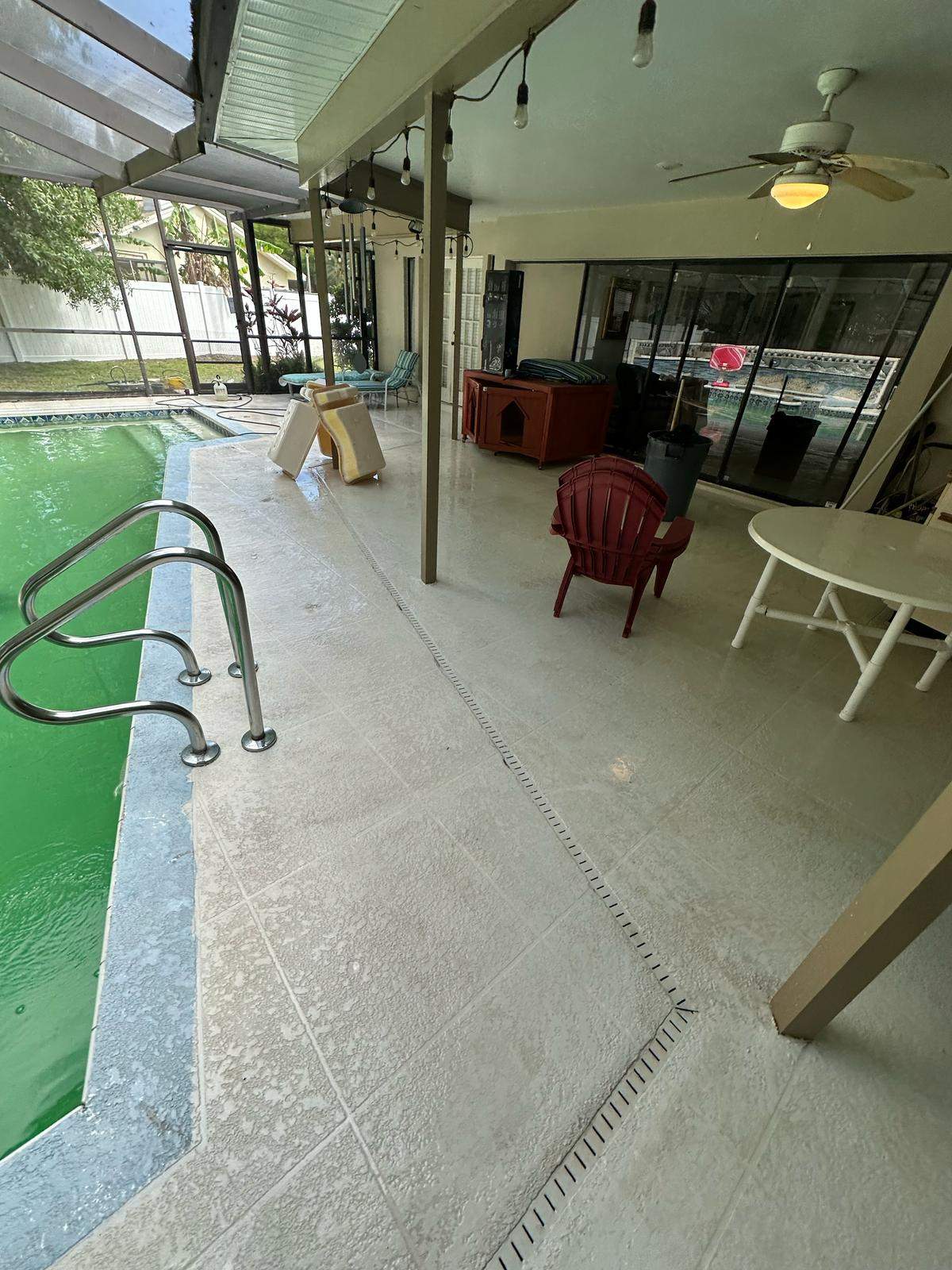 Pressure Washing Pool Cage & Deck by DPI Pressure Washing LLC