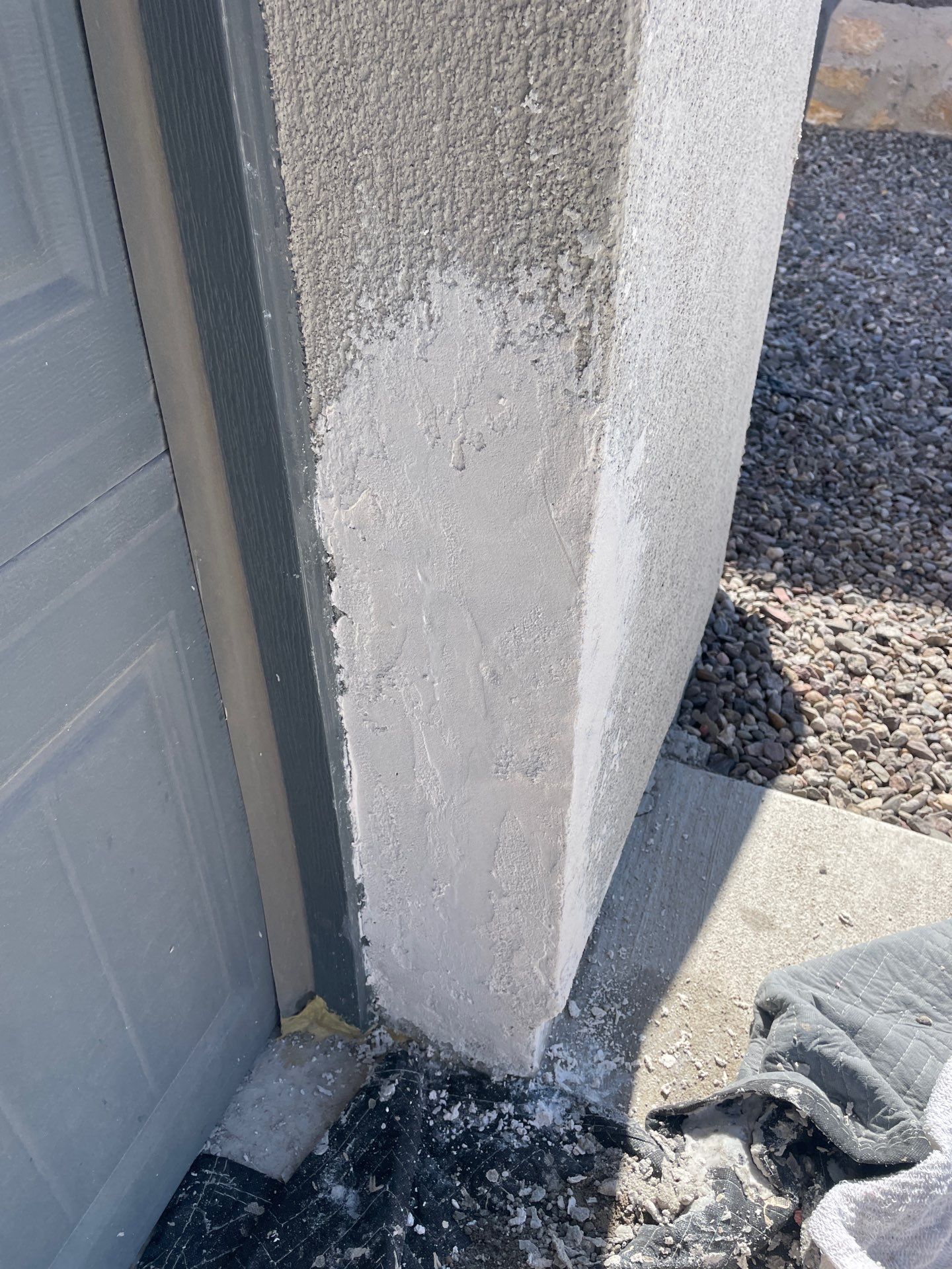 Stucco repairs by Castro Brothers Solutions