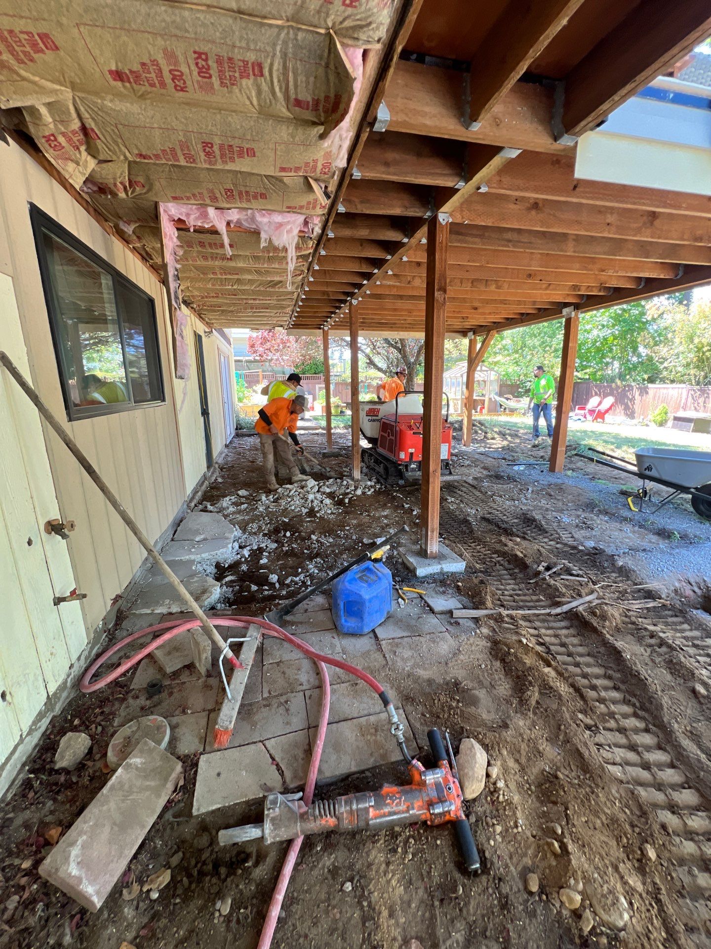 Concrete Back Patio Renovation | Edmonds  by Jireh Asphalt & Concrete Inc 