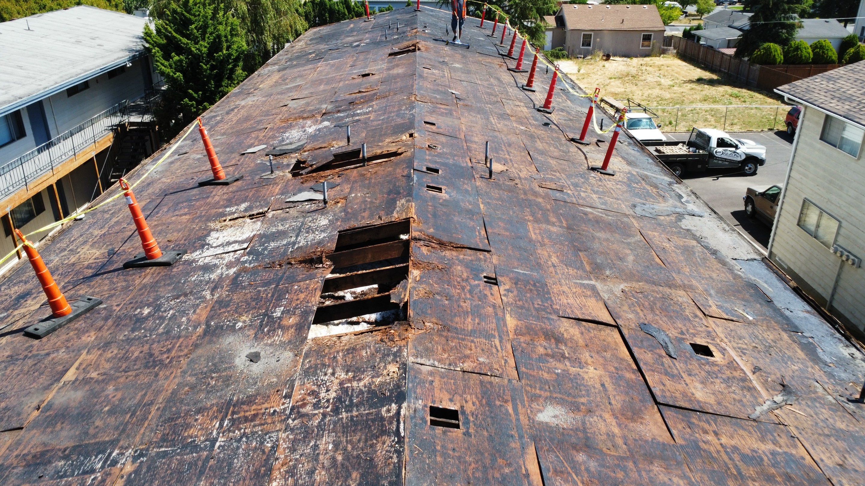 Commercial Flat Roof Installation using GAF 60Mil TPO  by Orezona Building & Roofing Company, Inc.