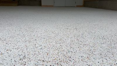 Beautiful flake floor 