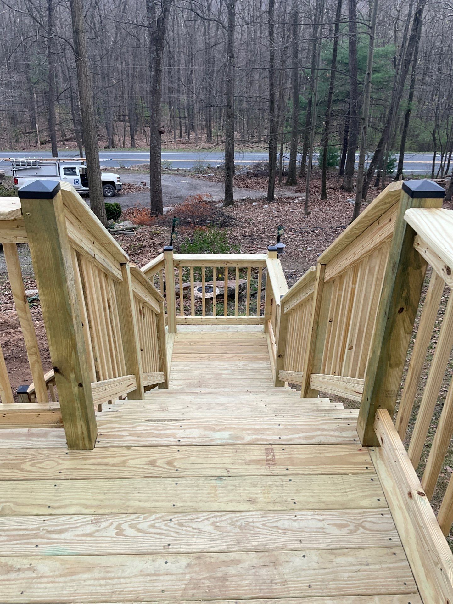 Pressure-Treated Deck Replacement by Esh Builders