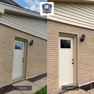 Exterior House Soft Washing