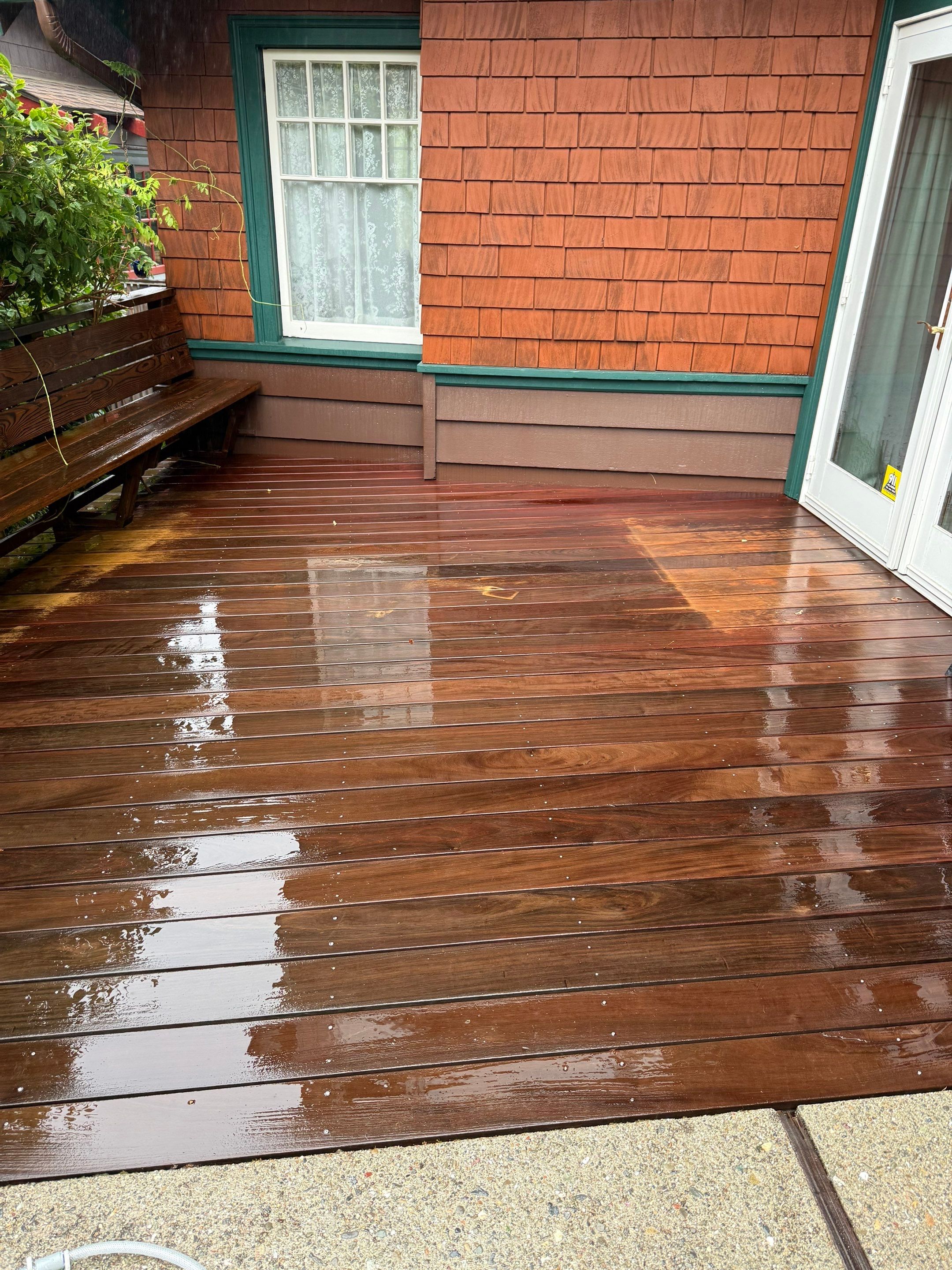 Full back garden refresh by SpotFree Window Cleaning