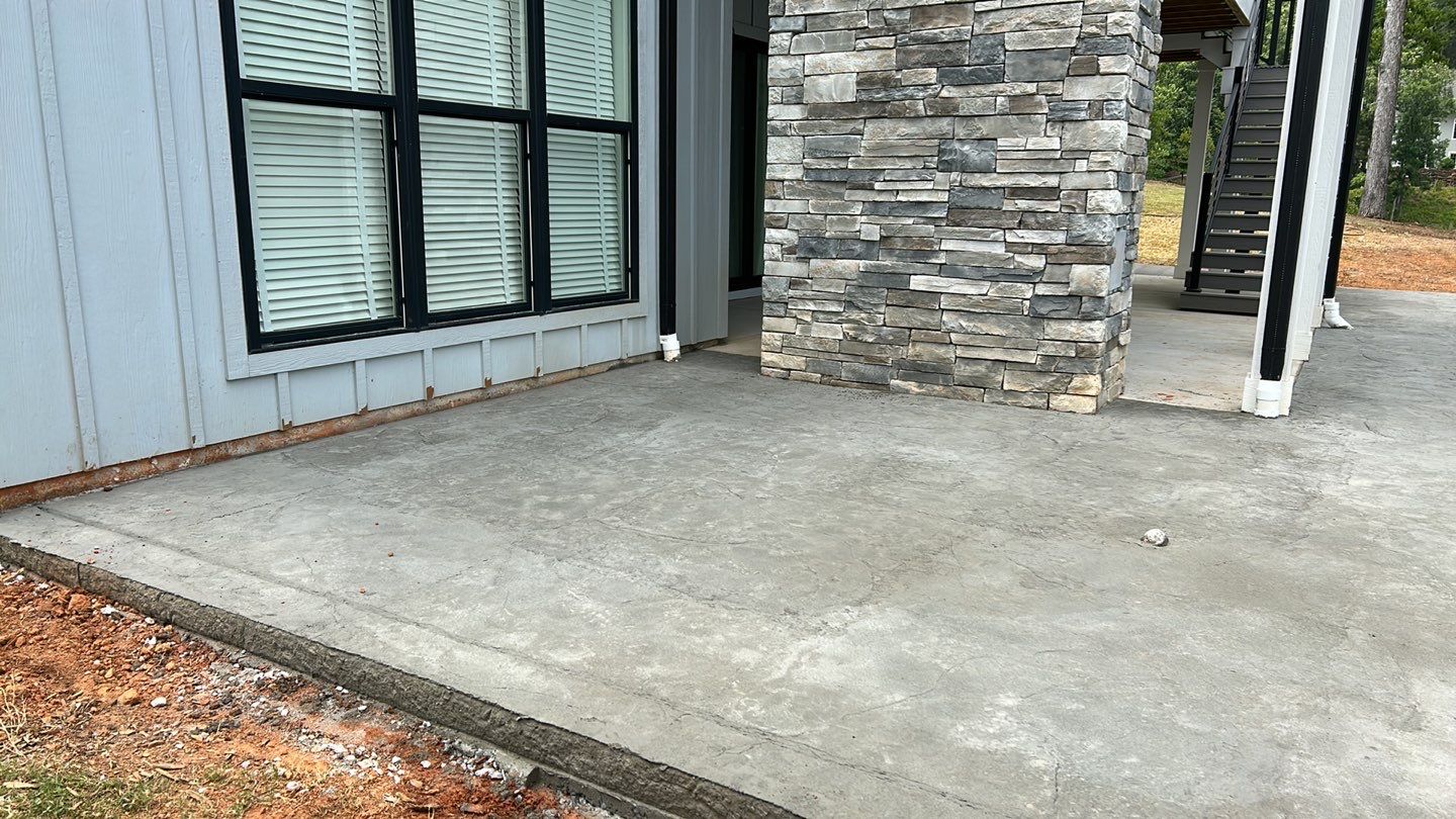 Stamped Concrete Patio by Xtreme Concrete Services