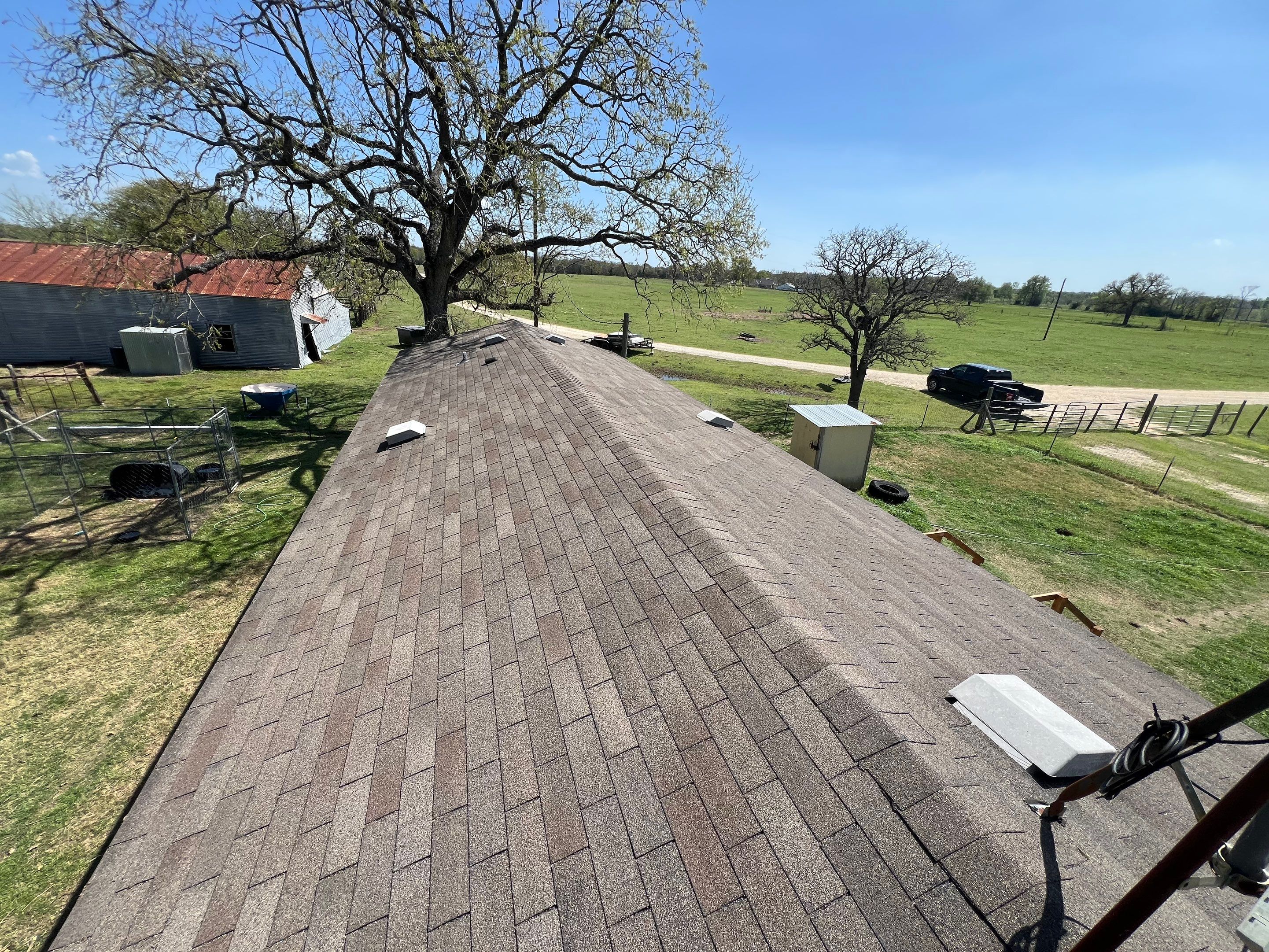 Residential Roofing Installation using IKO Dynasty Class 3 Impact Resistant 30YR Architectural Shingles. Color: Driftshake by WR Roofing Solutions