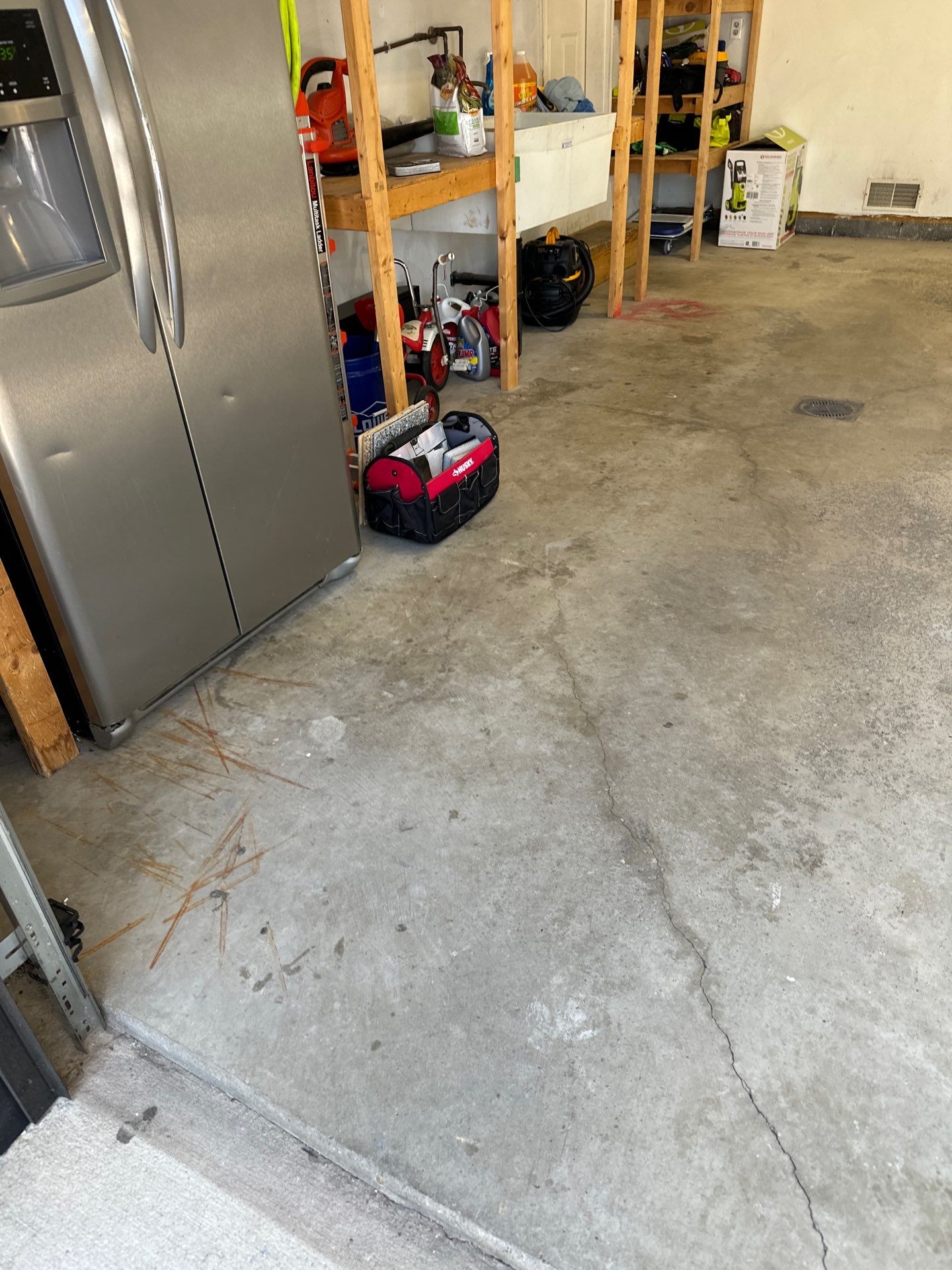 Garage Project in Weirton by Floors in a Day, Inc