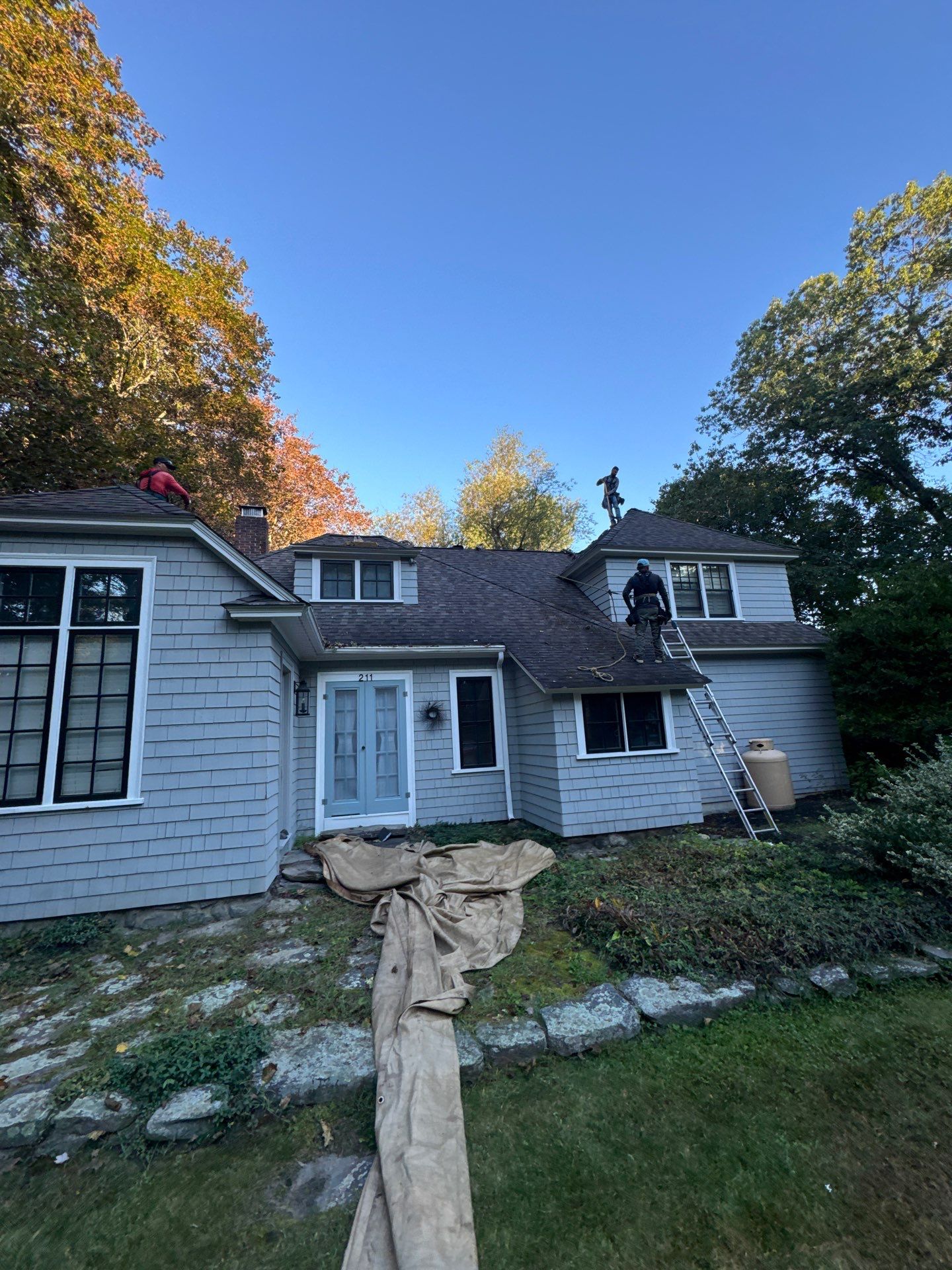 Roof Replacement with EPDM Conversion and Gutter Upgrade – Littleton, MA by Mighty Dog Roofing of Greater Middlesex County