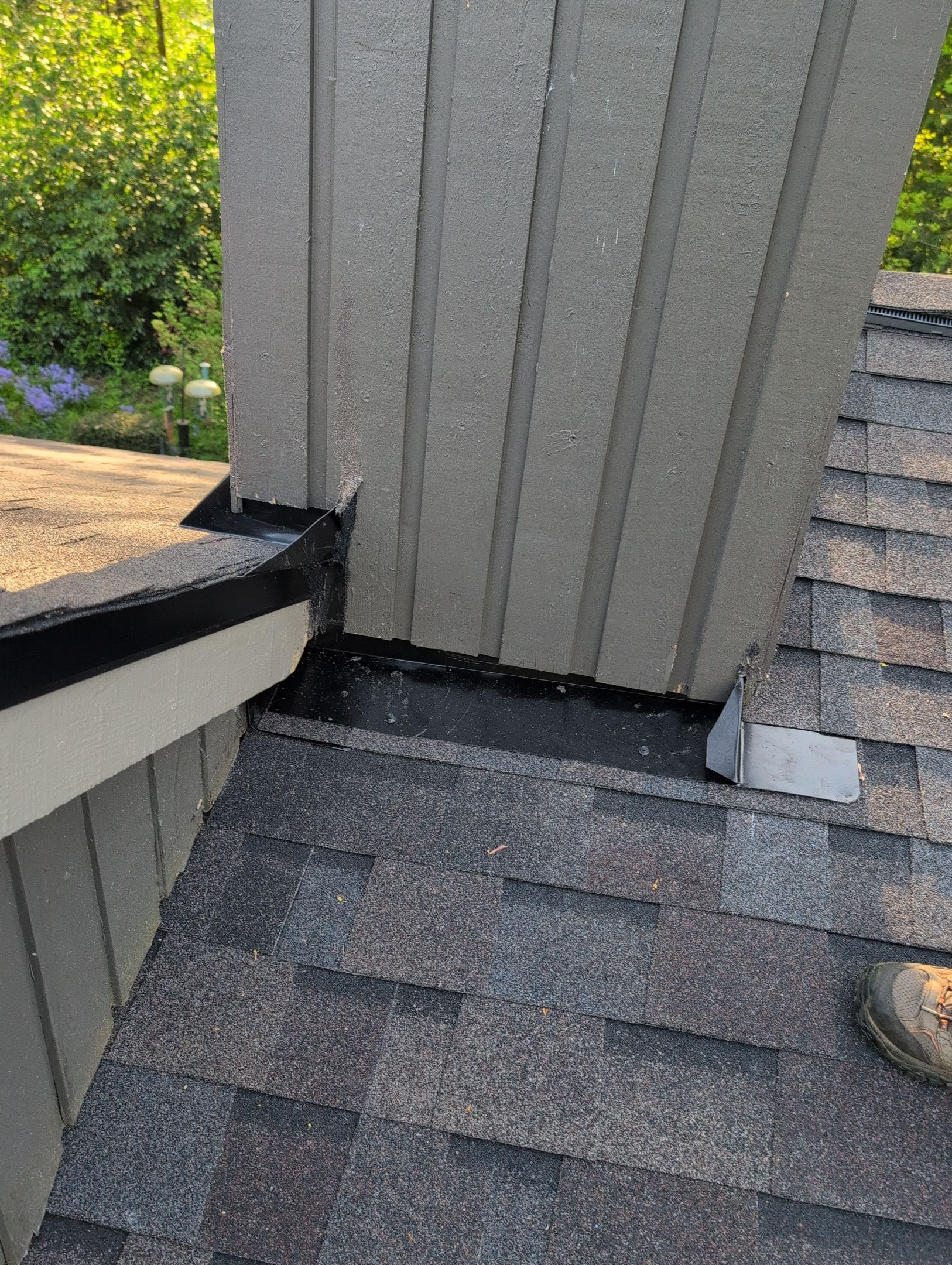 Bad EuroShield Install to Shingles in Issaquah by Roof Smart