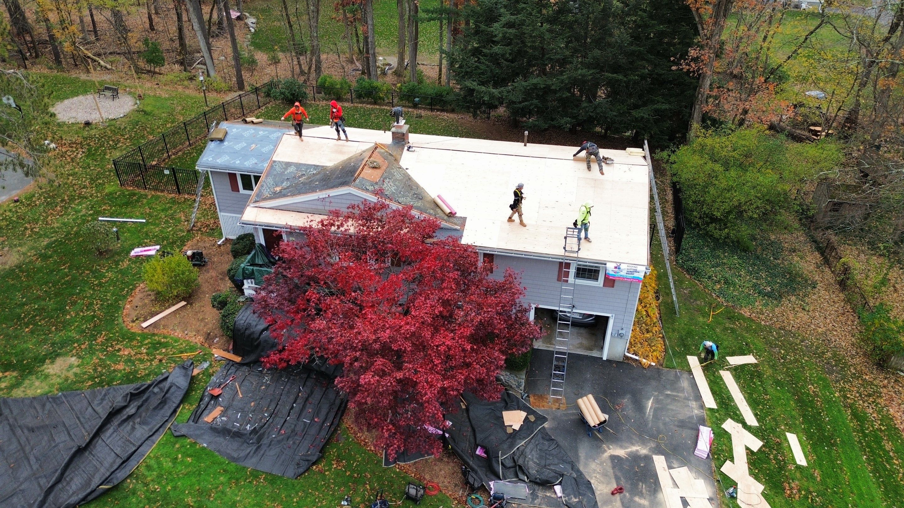 Chelmsford Complete Roof Replacement in Onyx Black with Balanced Ventilation by Mighty Dog Roofing of Greater Middlesex County