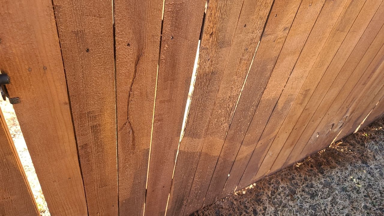 Cedar Privacy Fence Restoration and Roof Inspection in Leander by Caliber Restoration LLC