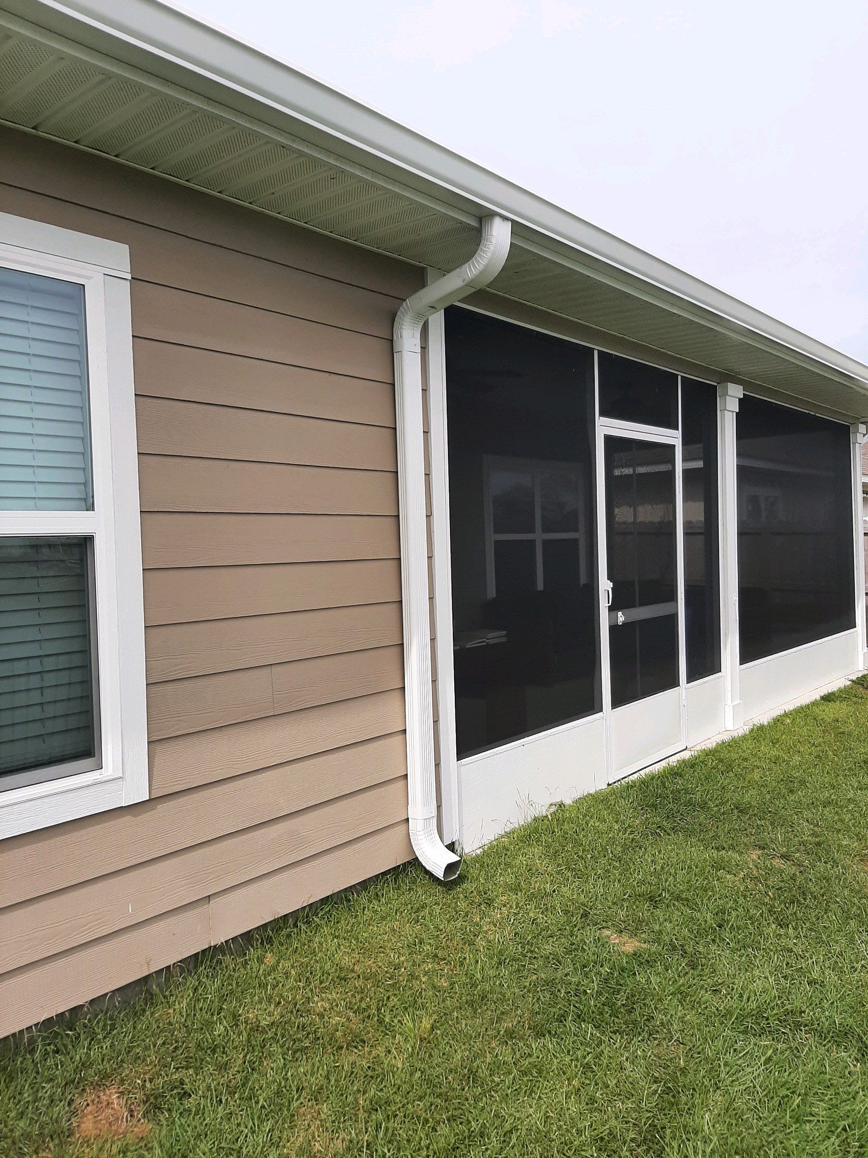 Seamless Gutter Installation using White K-Style Gutters by Gutter Professors