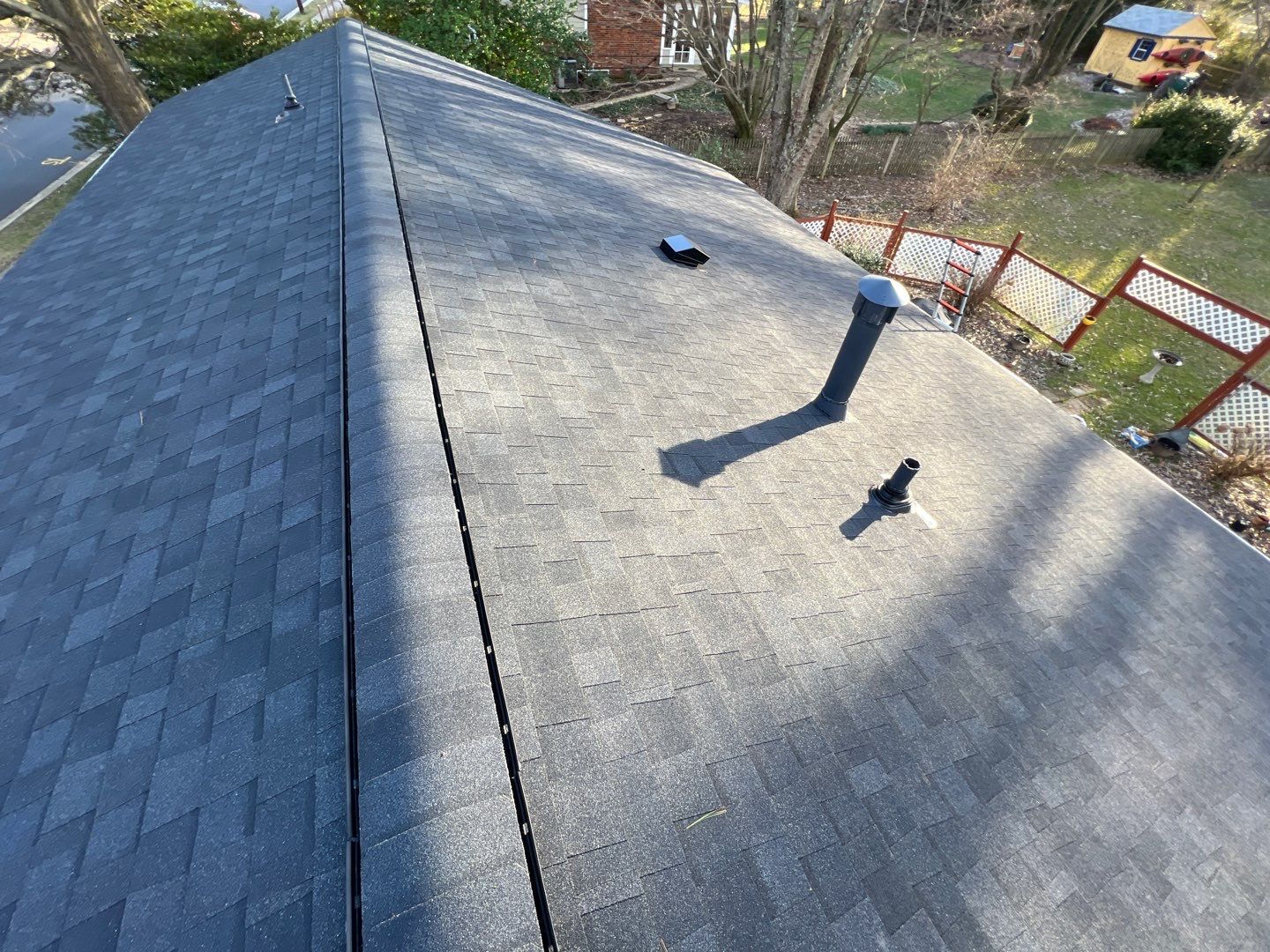 Fairfax: CertainTeed Landmark Pro Designer Shingles in Max Def Charcoal Black by RM Banning, Inc.
