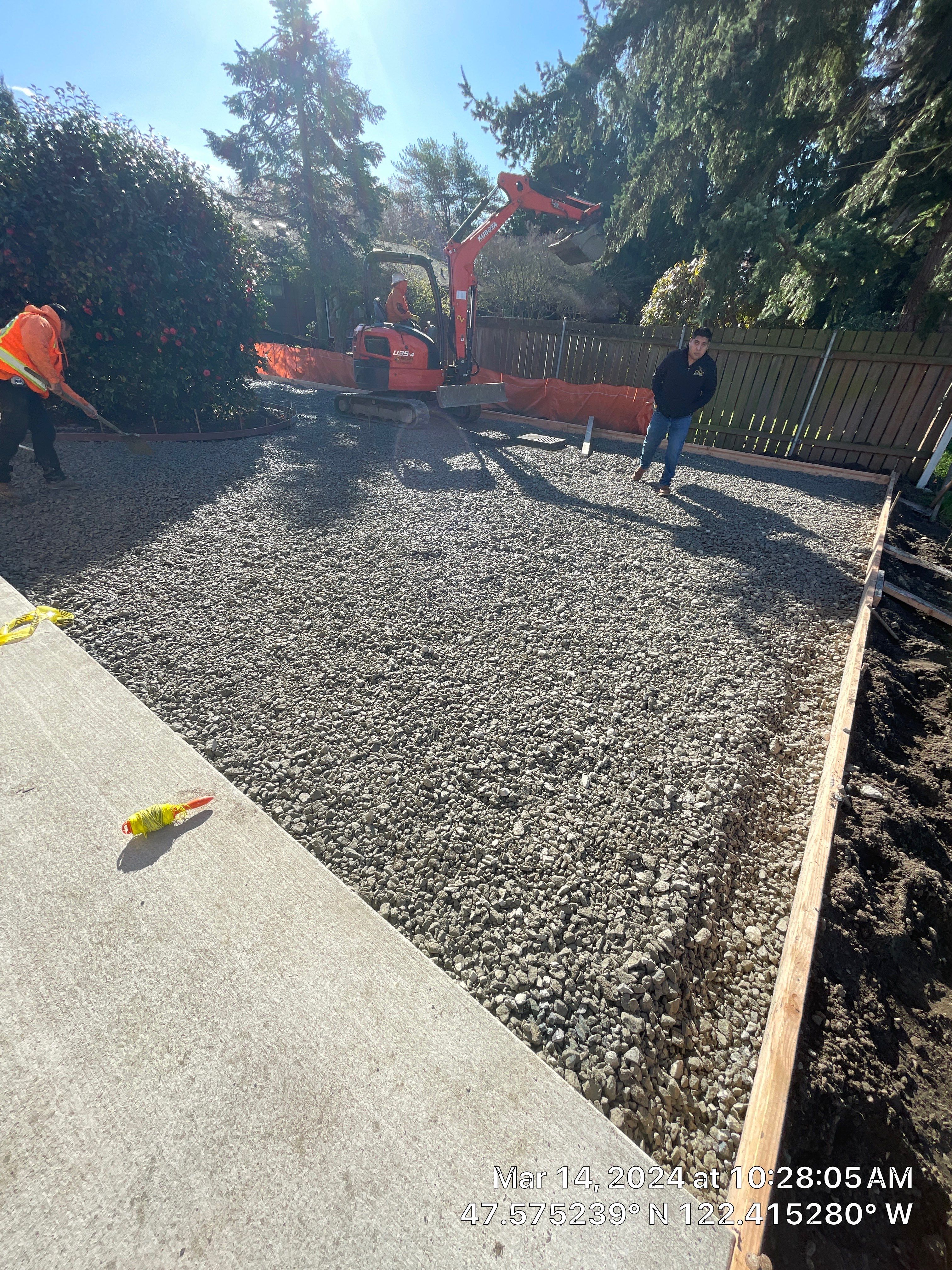 Ron | Pervious Concrete Driveway  by Jireh Asphalt & Concrete Inc 