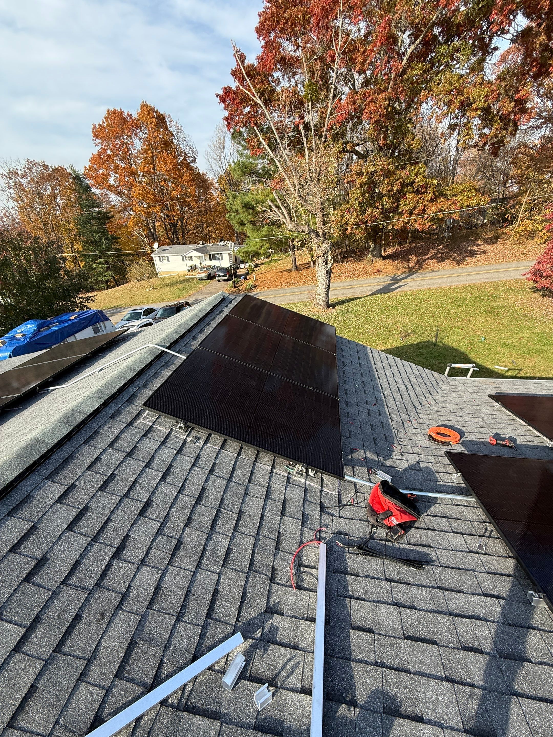 Project in Bassett by Trident Solar