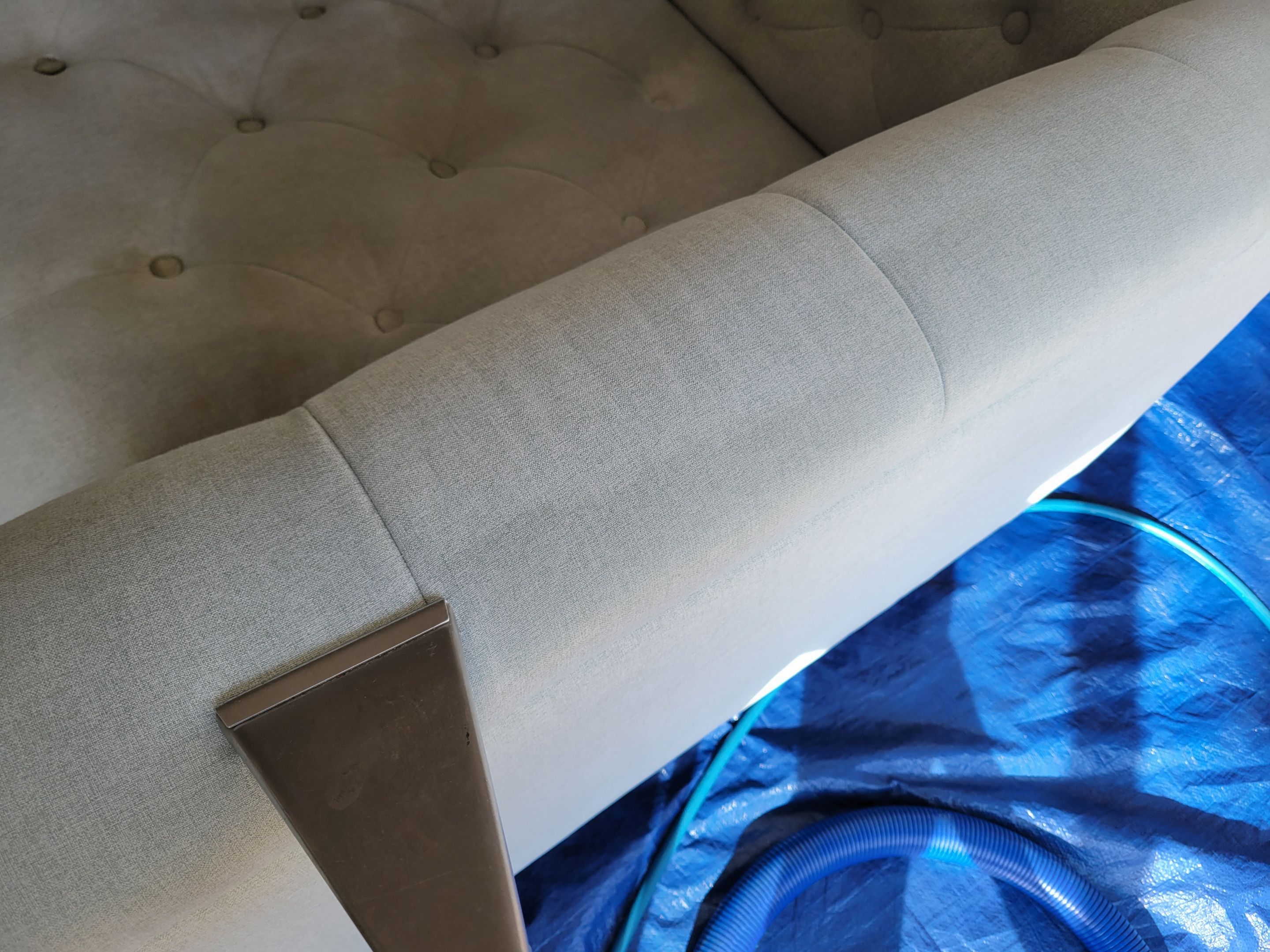 Upholstery Cleaning of Stained Sofa by Ardent Carpet Restore LLC