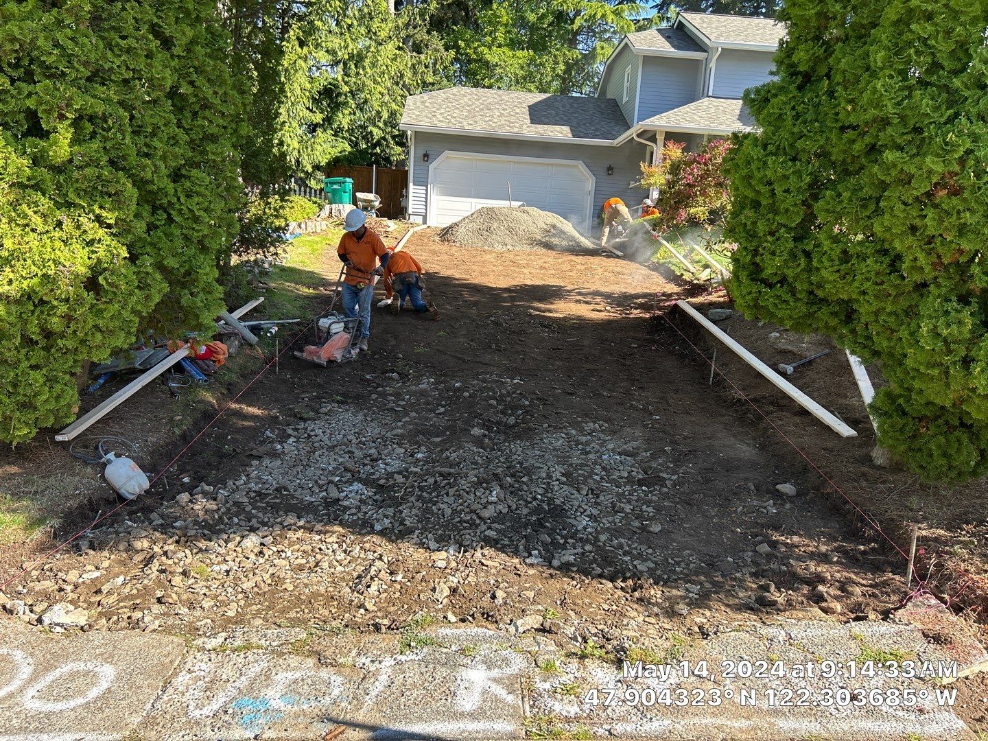 Debbie | Concrete Driveway by Jireh Asphalt & Concrete Inc 