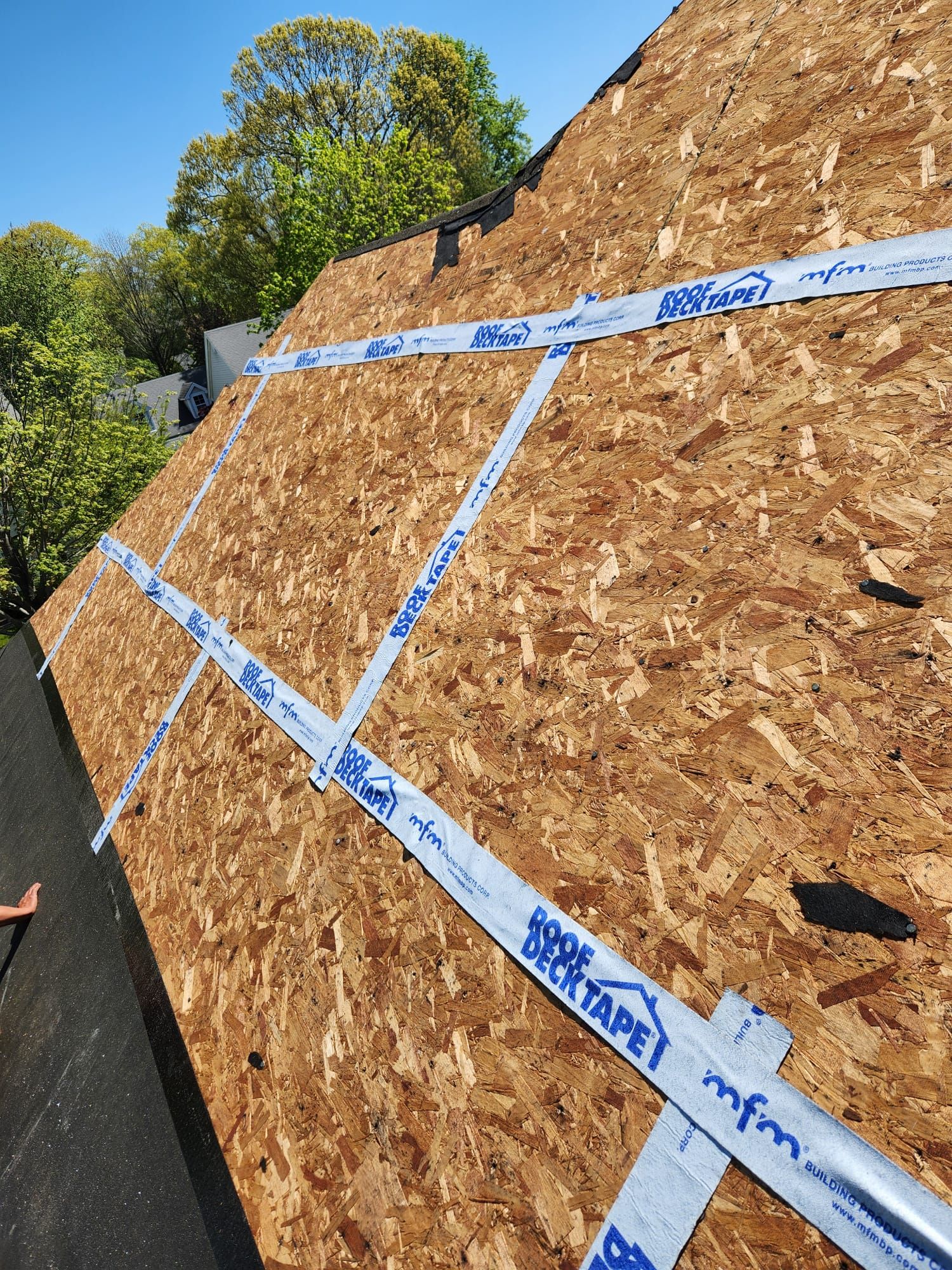 Residential Roofing Installation using Tamko Rustic Black by A Plus Exterior