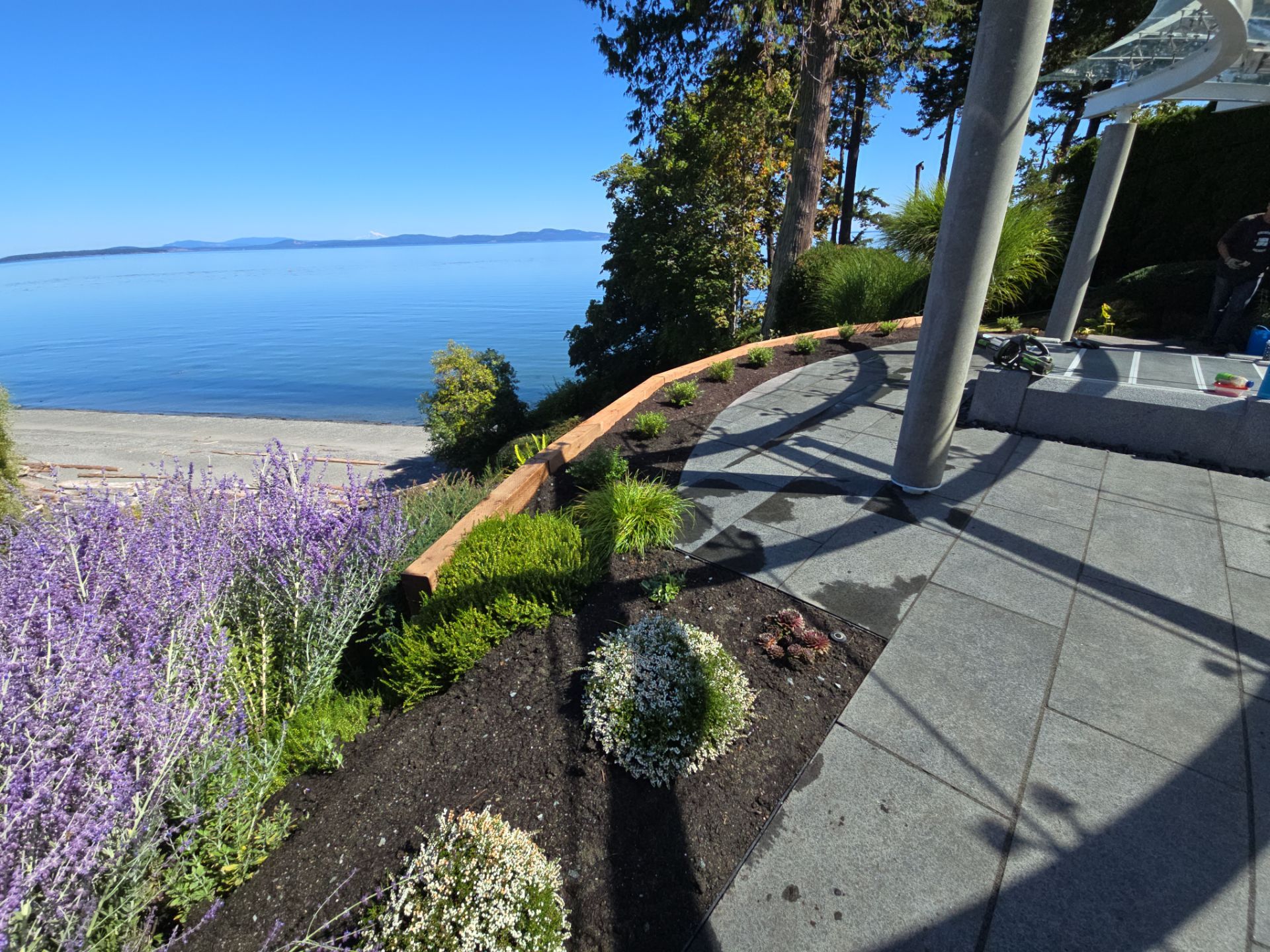 Patio Edge Stabilization & Romex Upgrade by Habanero Garden and Exterior Care