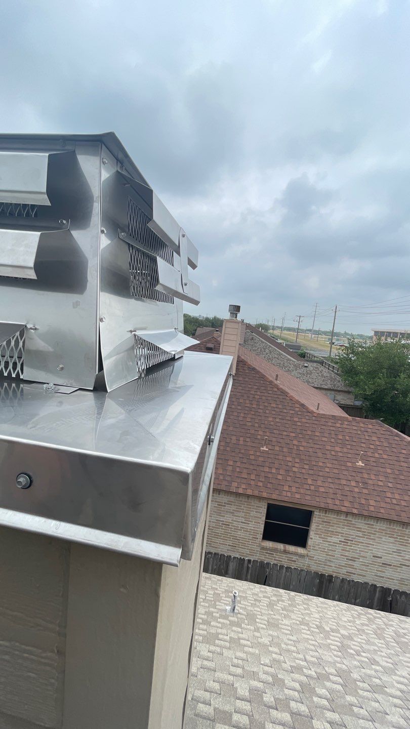 Chimney Cap Replacement by Lighthouse Roofing