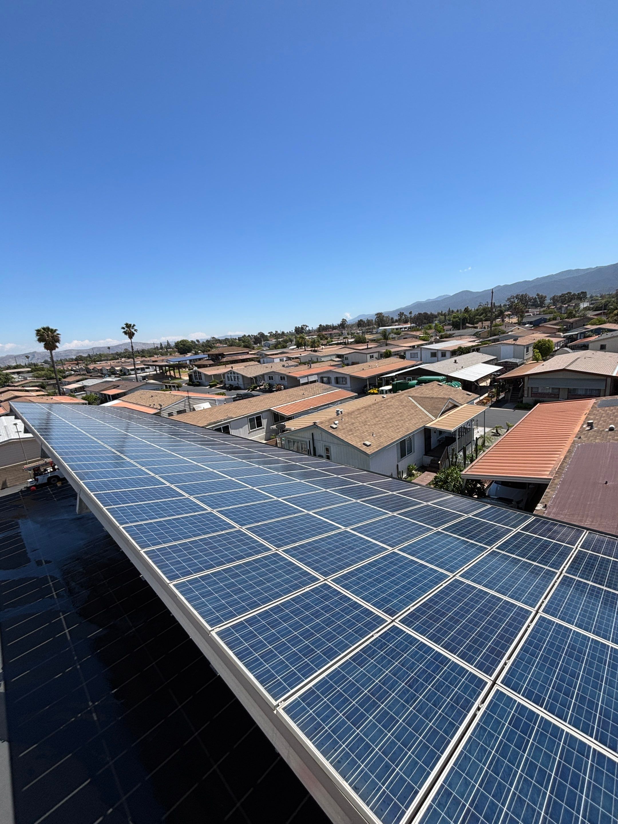 Commercial Solar Panel Cleaning by Palm Coast Solar Cleaning