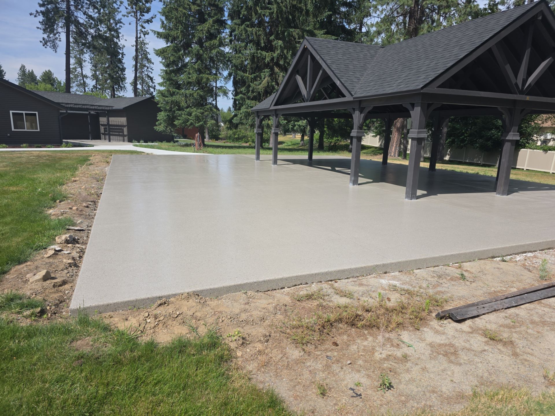 Patio and Pavilion Transformation with Armadillo   by Croc Coatings, LLC