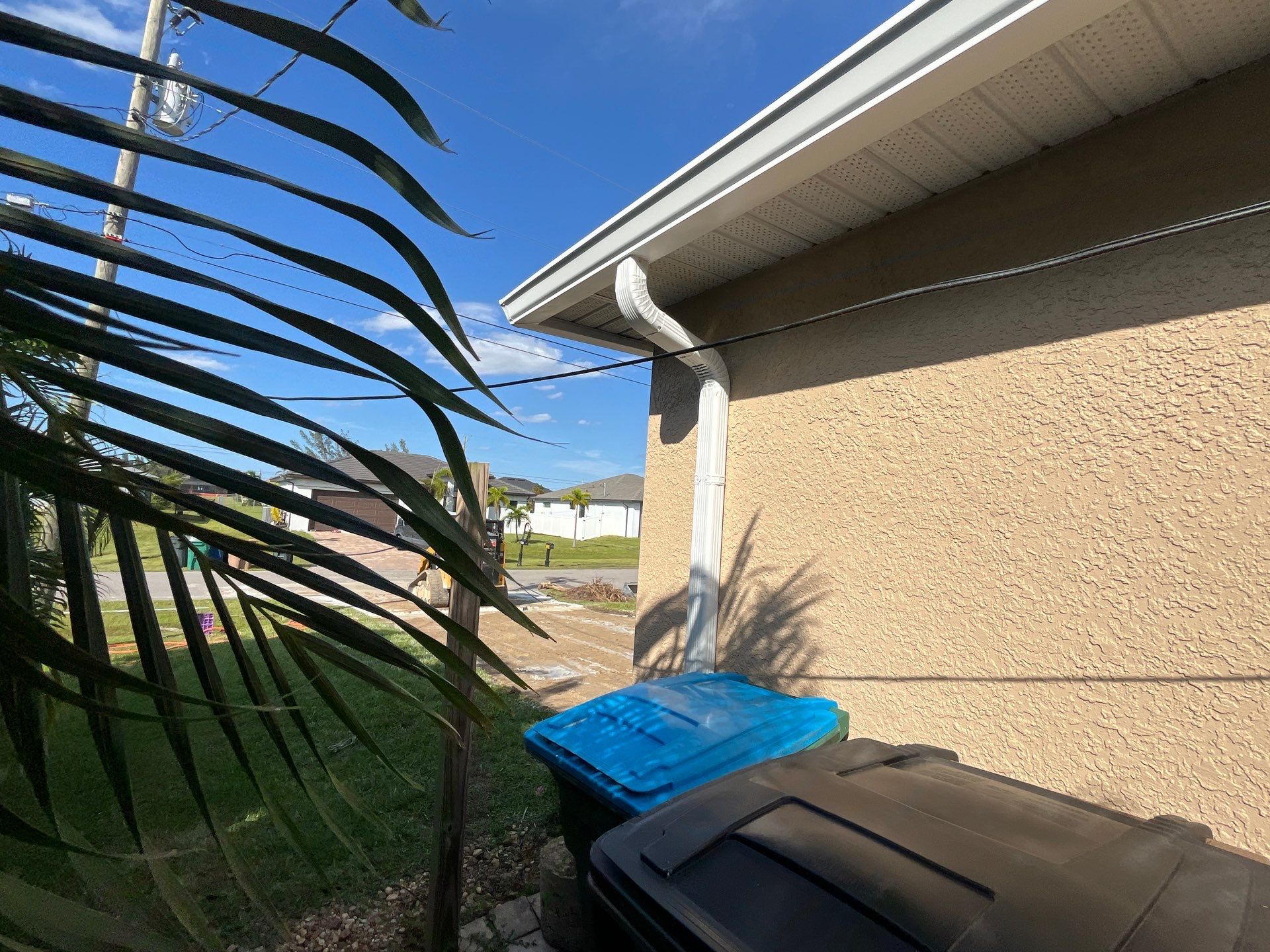 Downspout Extensions for Cape Coral Homes  by Gutter Professors