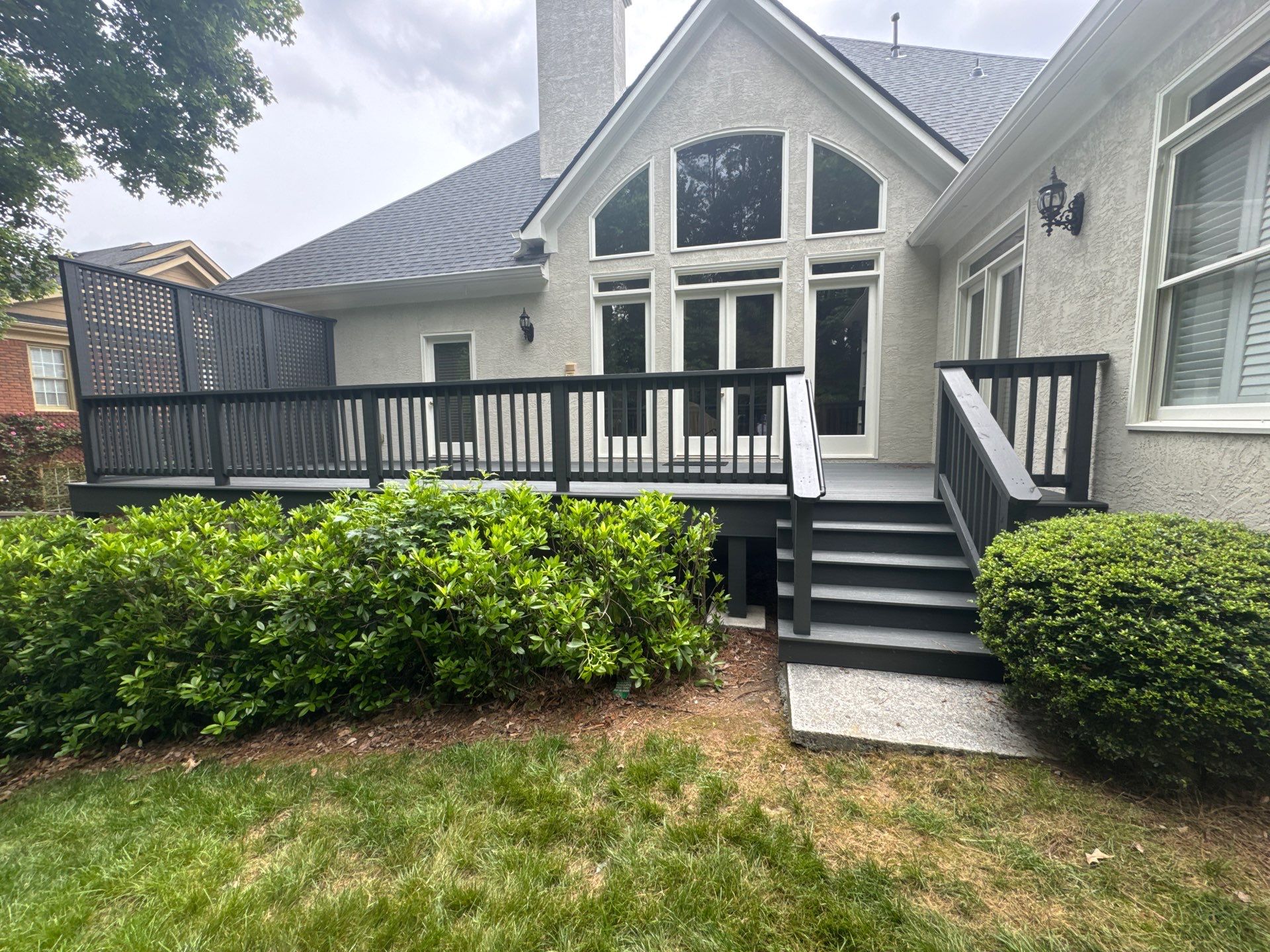 Composite Deck Renovation and Privacy Screen Installation in Marietta by Swift Home Renovations