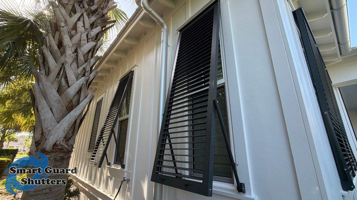Impact Bahamas in Matte Anthracite Grey by Smart Guard Shutters