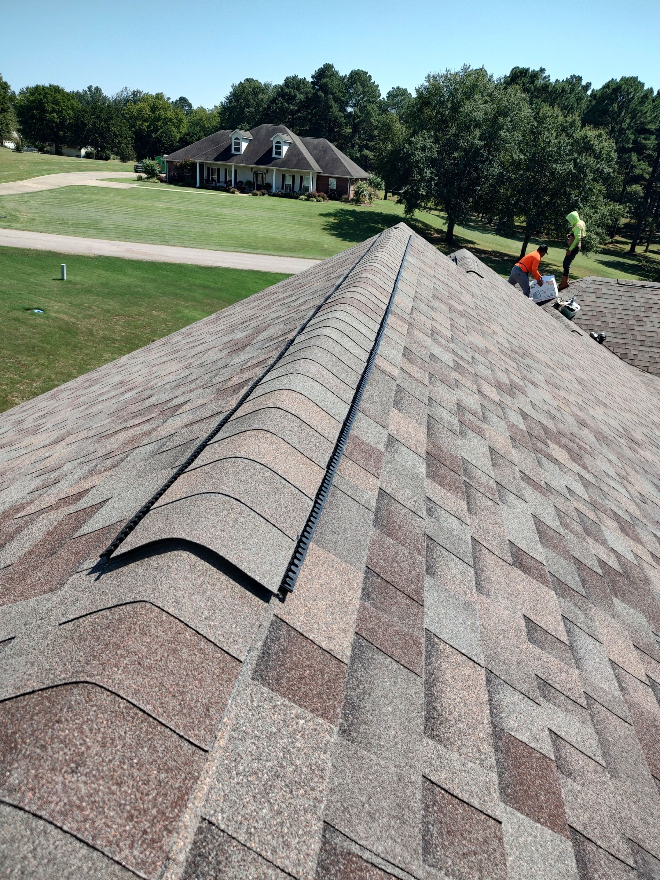 Residential Roofing Repair using Malarkey Highlander: Natural Wood by Hostetler Roofing