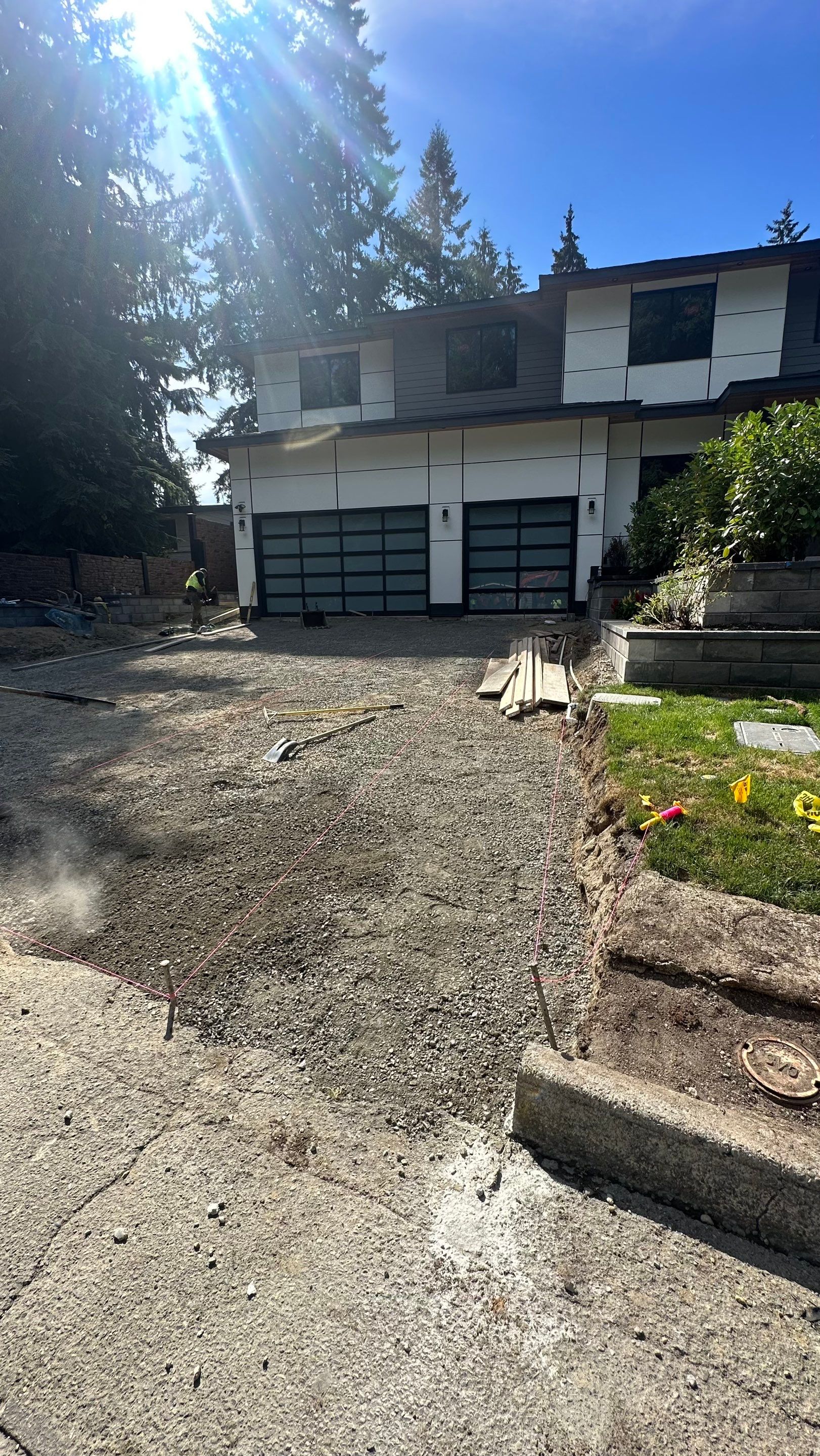 Bruce | Broom Finish Driveway, Concrete Project by Jireh Asphalt & Concrete Inc 