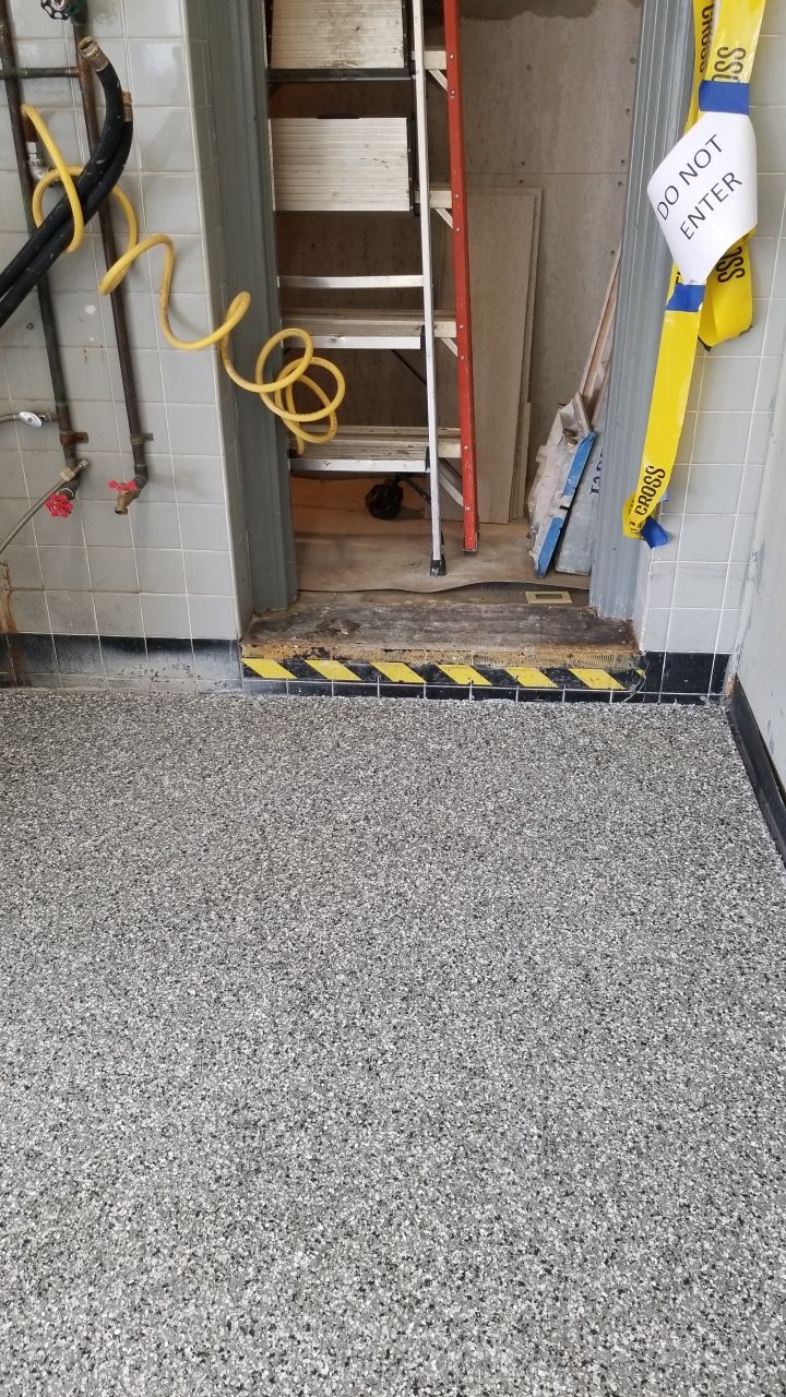 Dover Firehouse with their new Smoke Floor! by Spectrum Painting, LLC