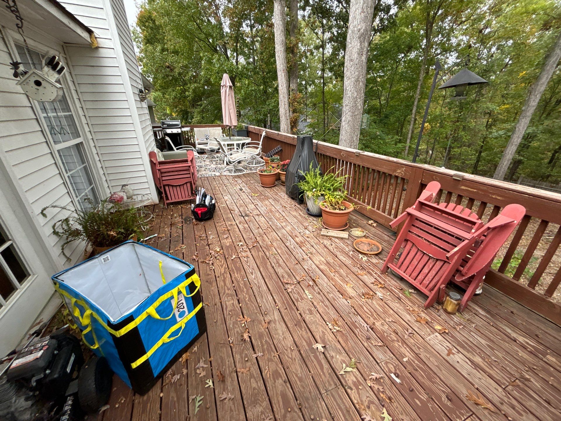 Coated Deck using Wood Sealant by DuraSeal