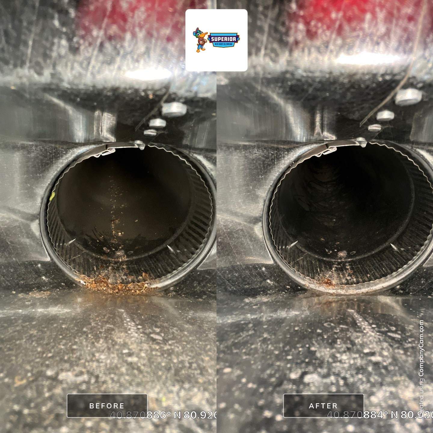 Air Duct Cleaning With a Vacuum Truck in Salem, OH by Superior Air Duct Cleaning