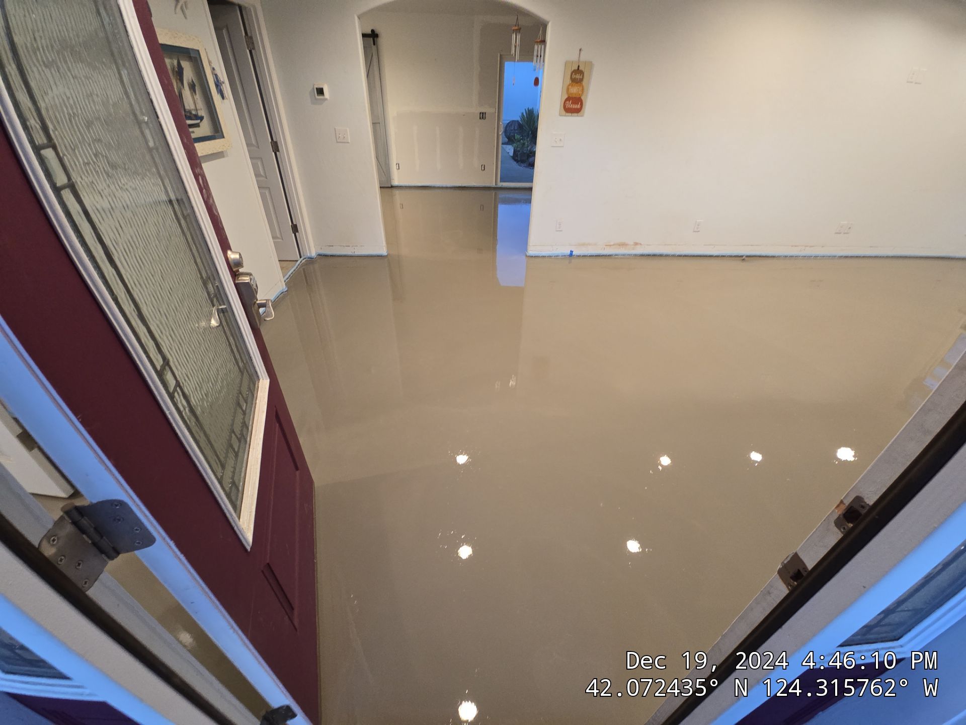 Structural Subfloor Repair and LVP Flooring Installation in Brookings by KMD Surfaces INC.