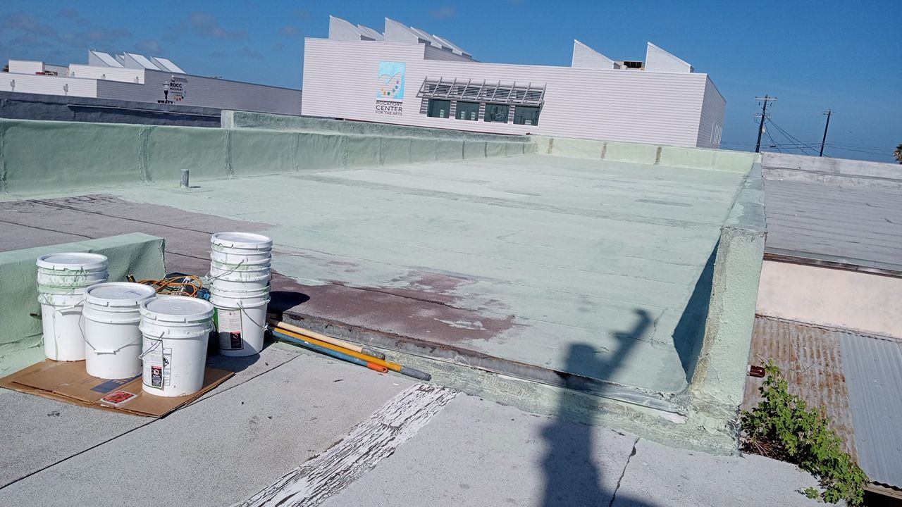 Market Street Coating by Bayfront Roofing and Construction