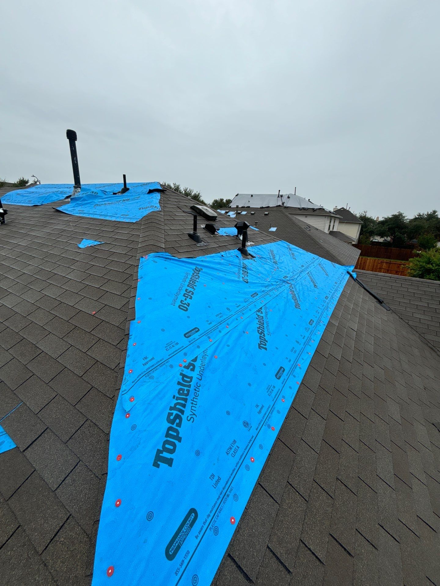 Residential Roofing Repair using Owen's Corning Duration (Lifetime) Shingles by Roof Repair Company