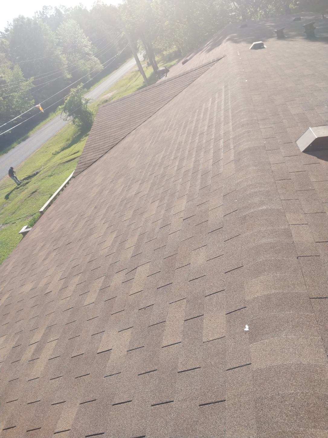 Storm Restoration Reroof: 25 Year 3-Tab Shingle by Hostetler Roofing