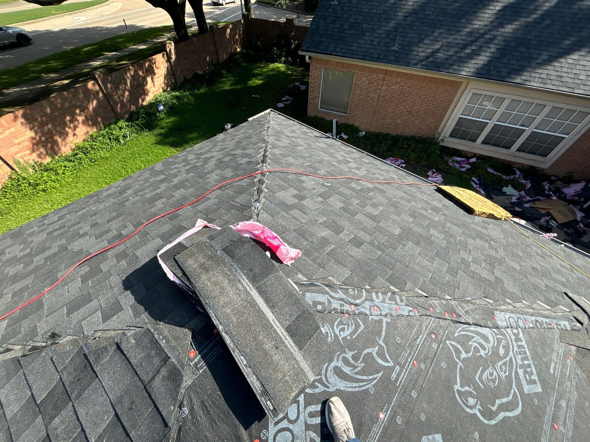 Residential Roofing Installation using Owen's Corning Duration (Lifetime) Shingles by Roof Repair Company