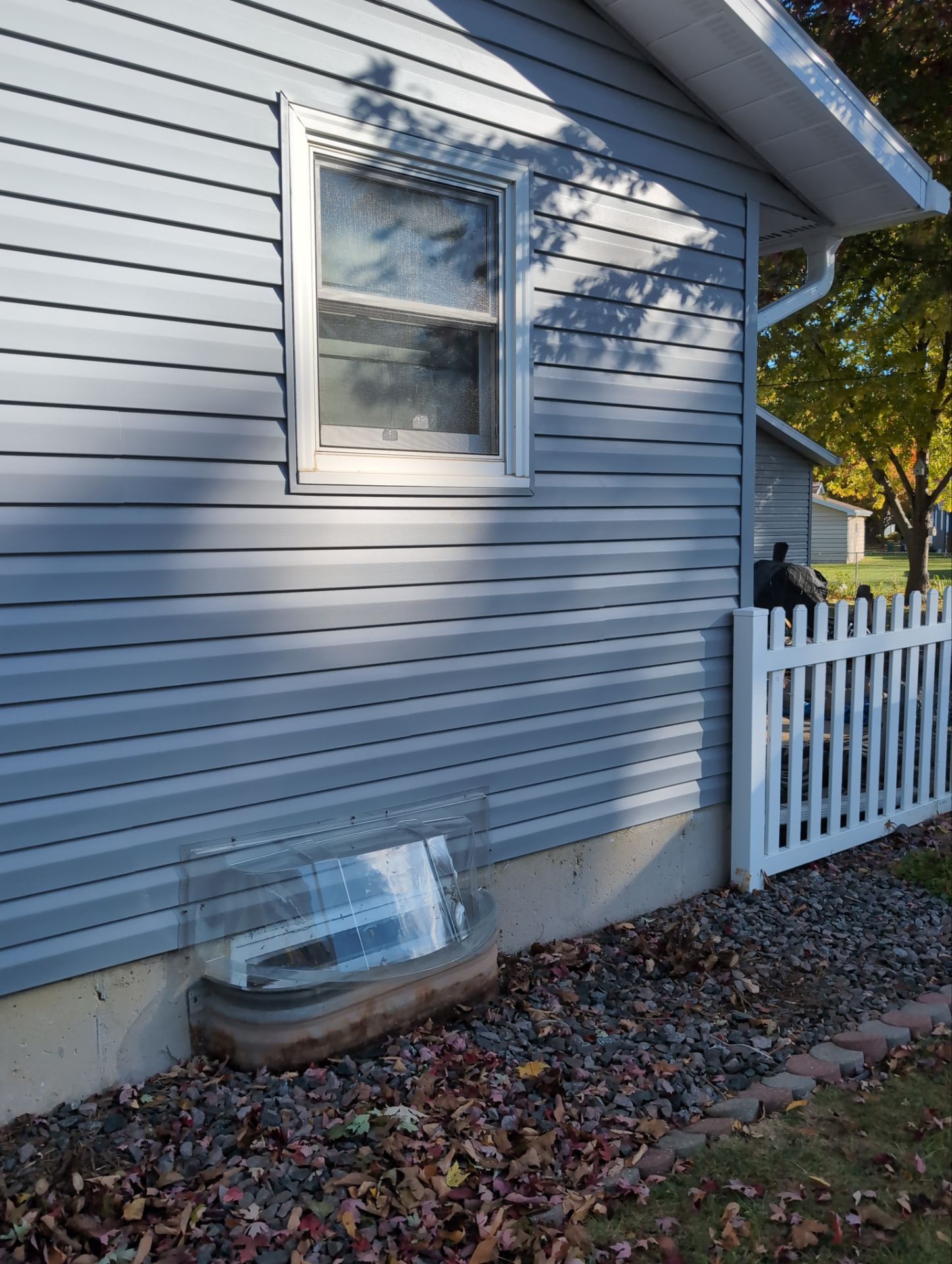Siding Replacement with Vinyl Siding in Granite Gray by Gellings Roofing & Siding