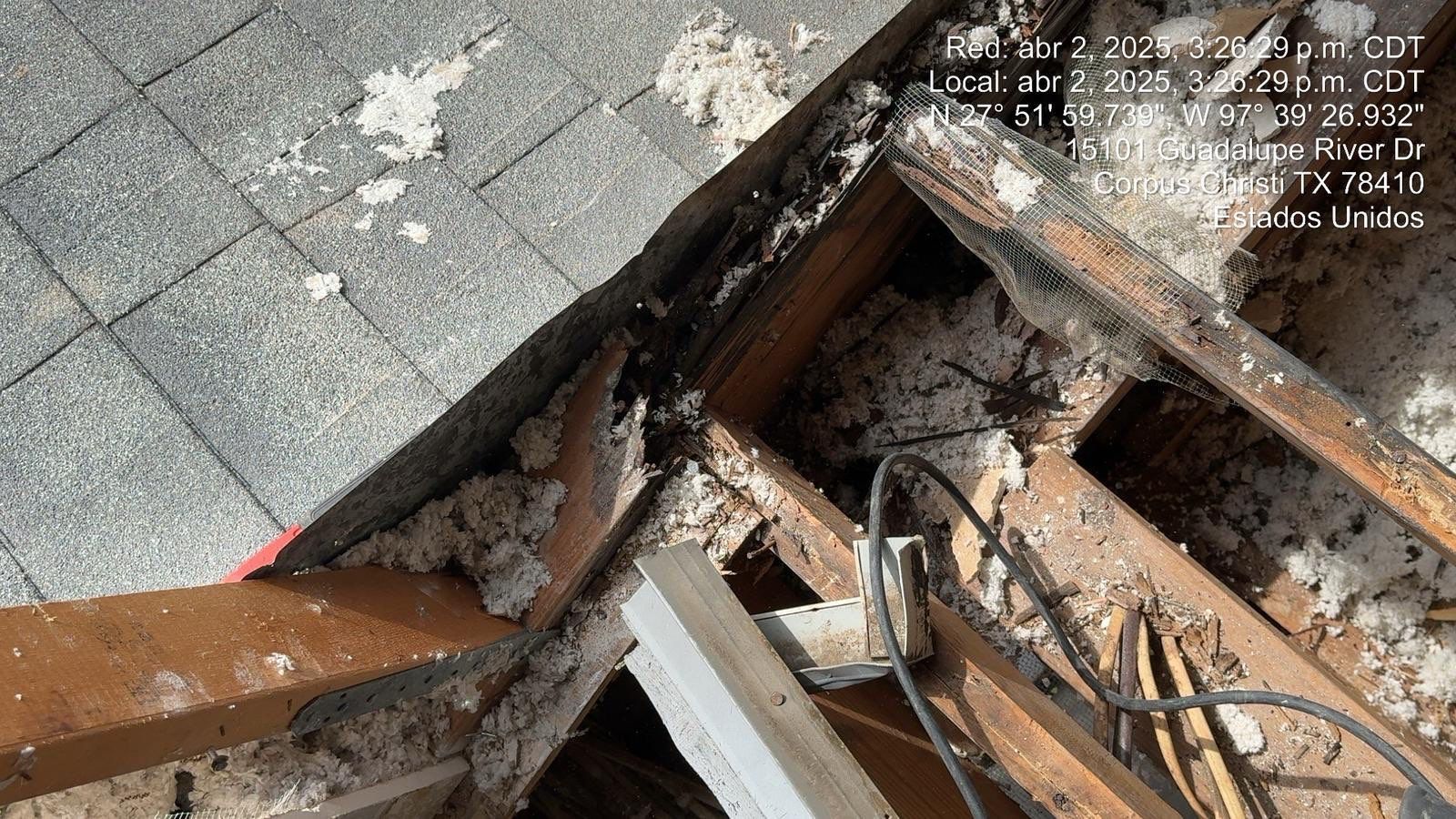 Run down on River Drive by Bayfront Roofing and Construction