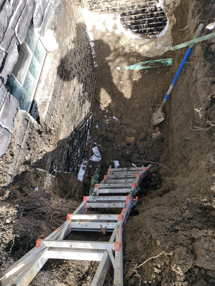 Egress Window Installation using Rockwell Egress Fiberglass Egress Window Well by Toledo Basement Repair 