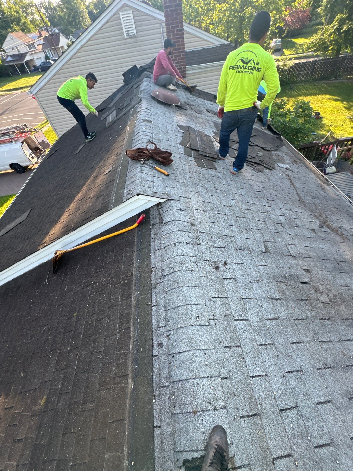 Harvest Blend Shingles by Reimagine Roofing