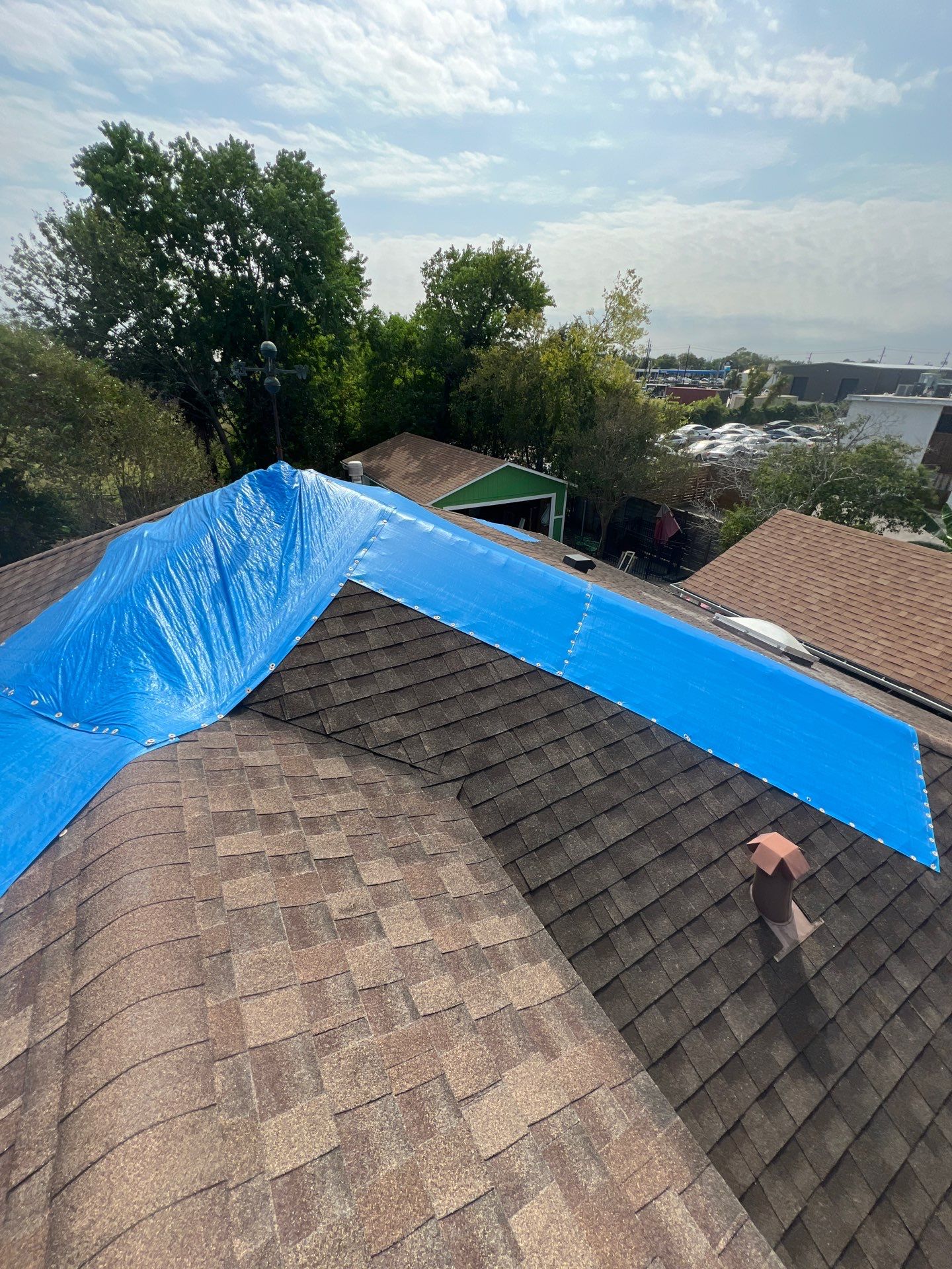 Residential Roofing Repair using Owen's Corning Duration (Lifetime) Shingles by Roof Repair Company