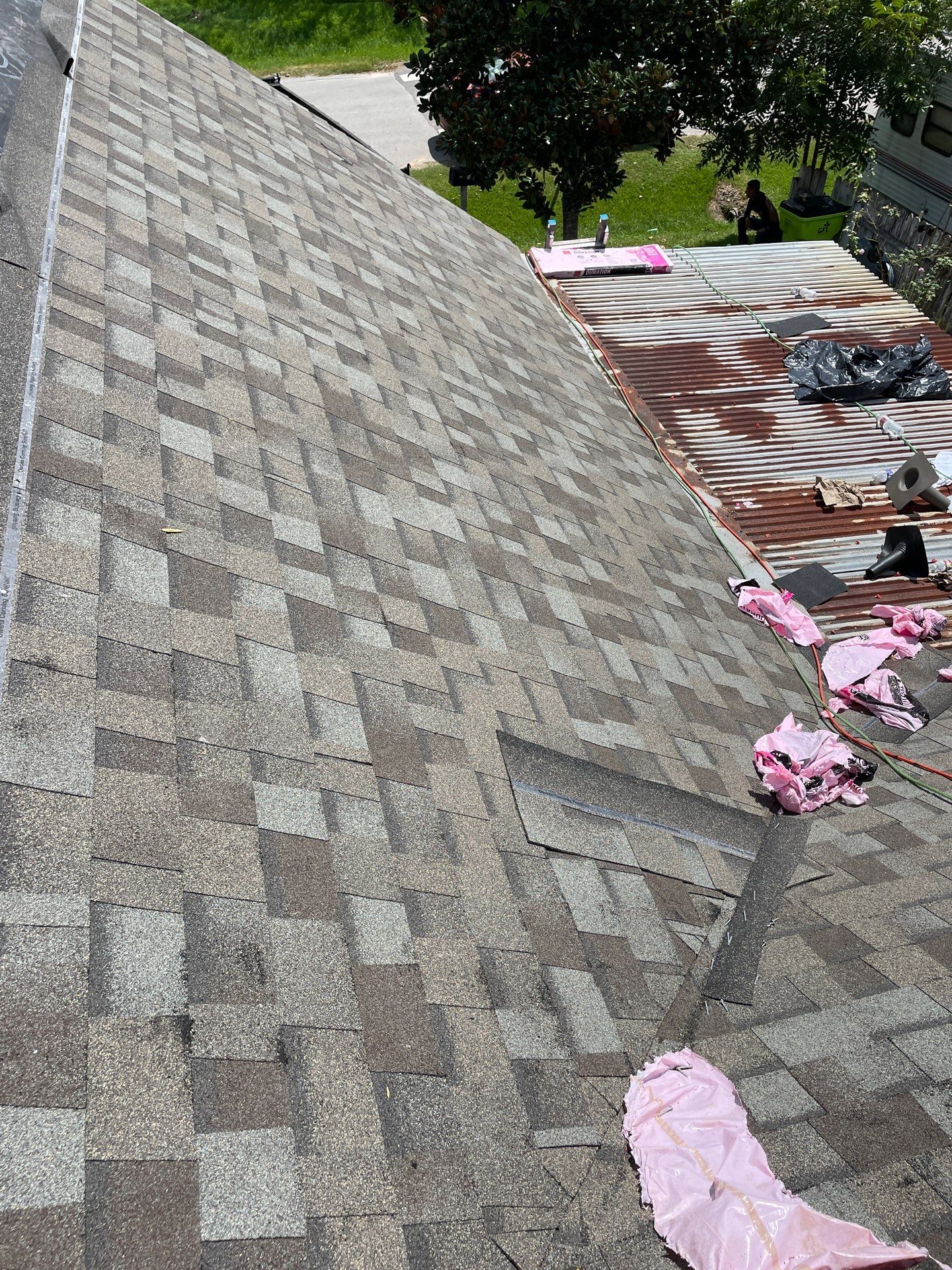 Residential Roofing Installation using Owen's Corning Duration (Lifetime) Shingles by Roof Repair Company