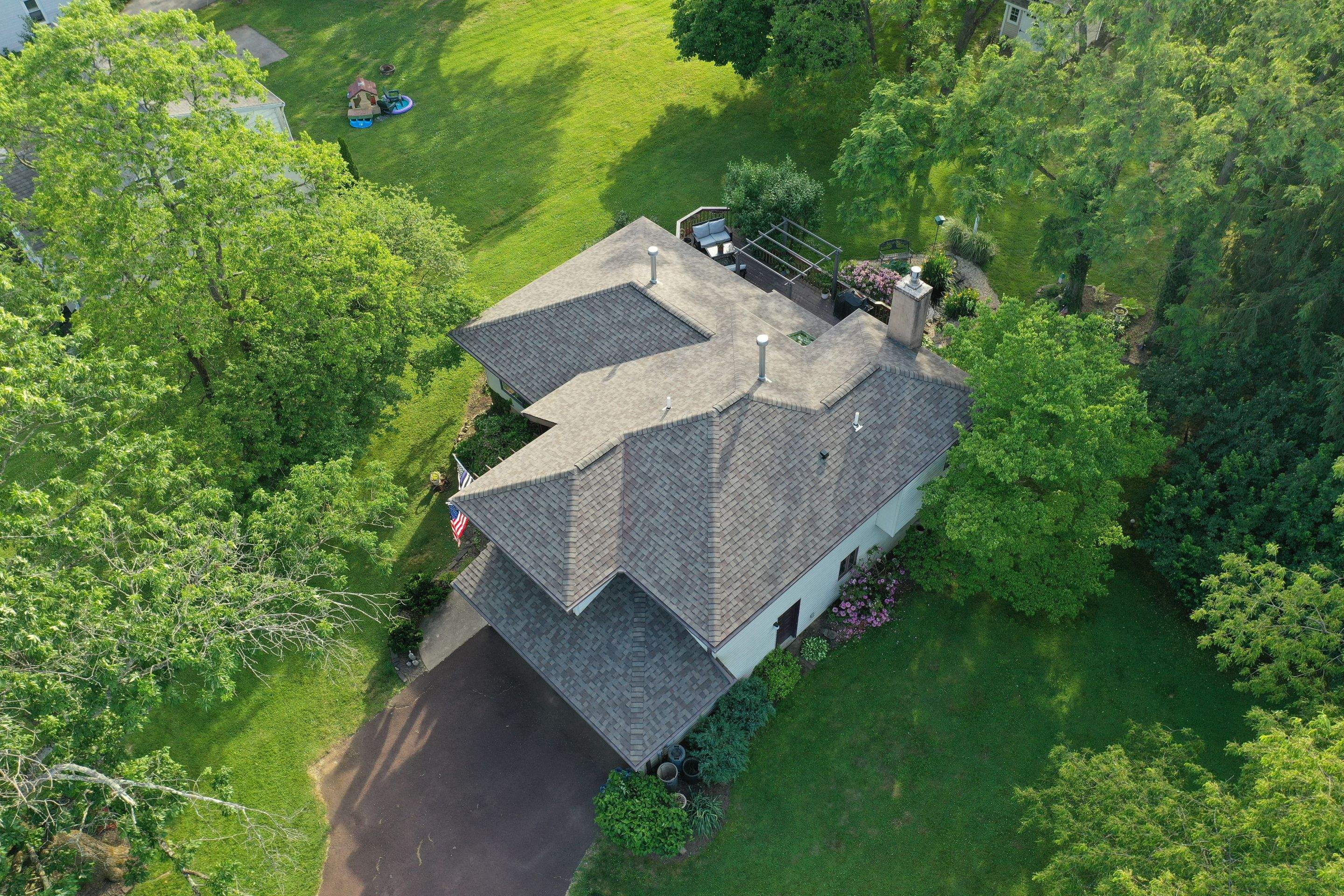 Roofing Installation using CertainTeed Landmark - Weathered Wood by Storm Guard of Ches-Mont PA