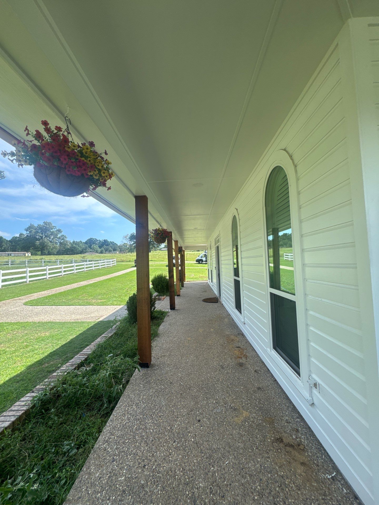 Exterior Painting in Ben Wheeler, TX | House & Front Porch Refresh by Quality Coats Painting